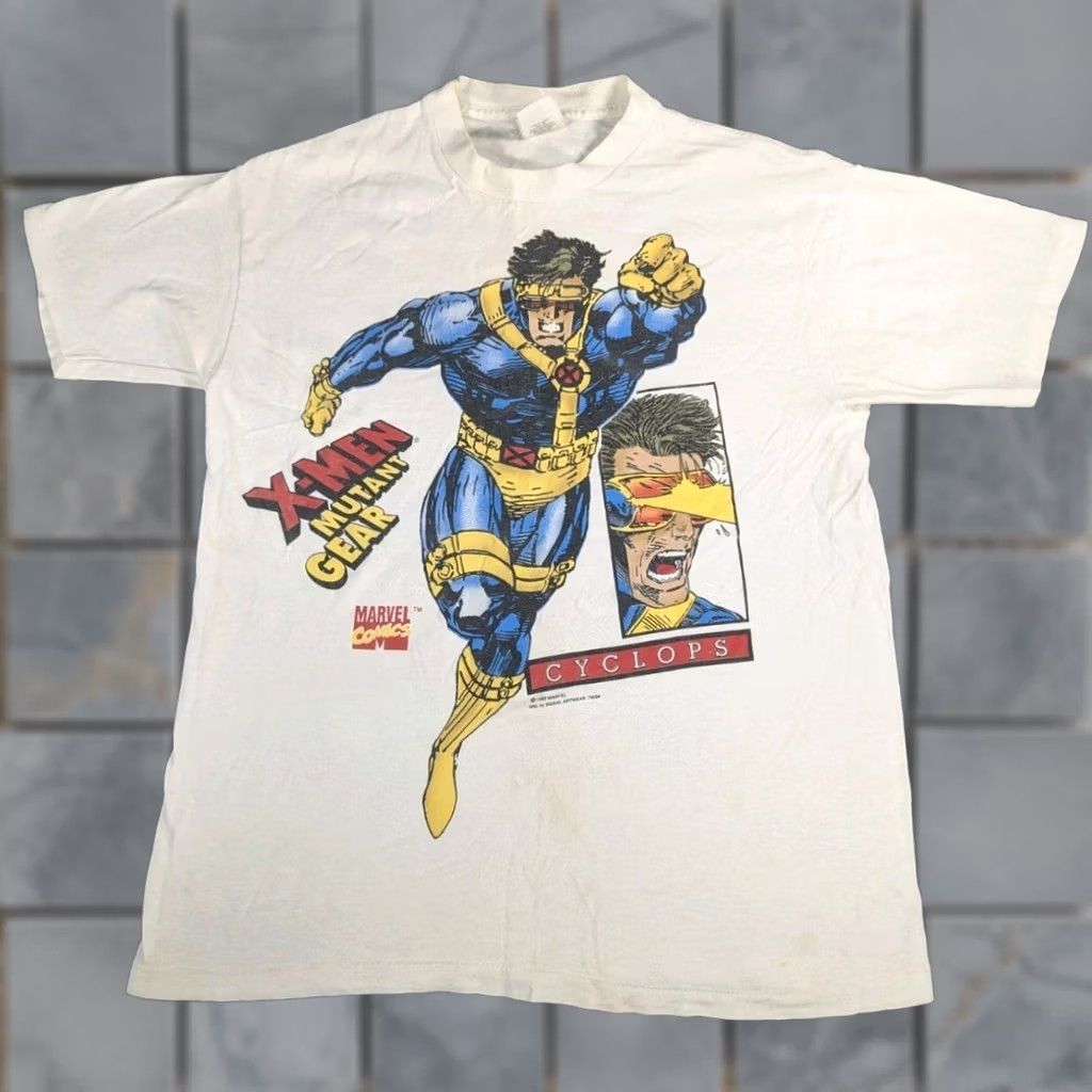 Vintage VINTAGE 1994 Marvel X-Men Cyclops Shirt Signal Artwear White Men's Small USA Size US S / EU 44-46 / 1 - 1 Thumbnail