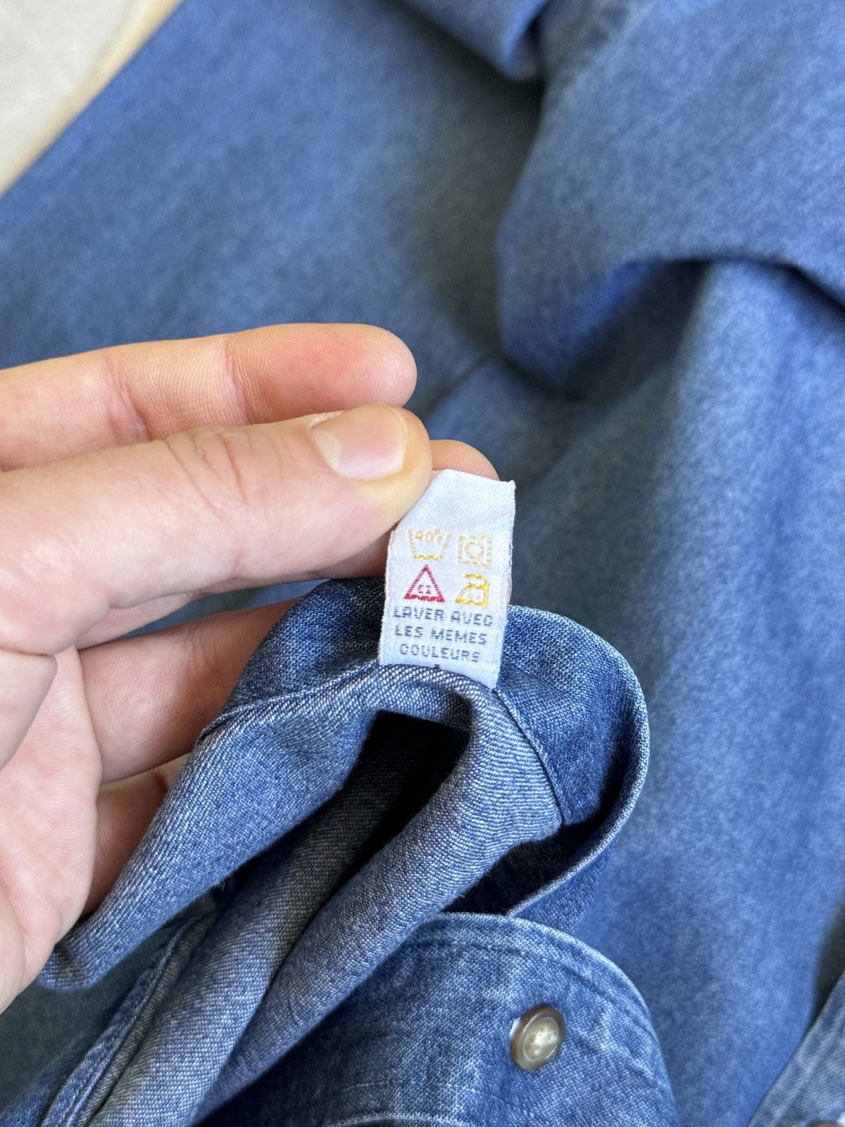 Polo Ralph Lauren Vintage 90s Polo Ralph Lauren Blaire Denim Shirt Button Up Size US XL / EU 56 / 4 - 19 Thumbnail