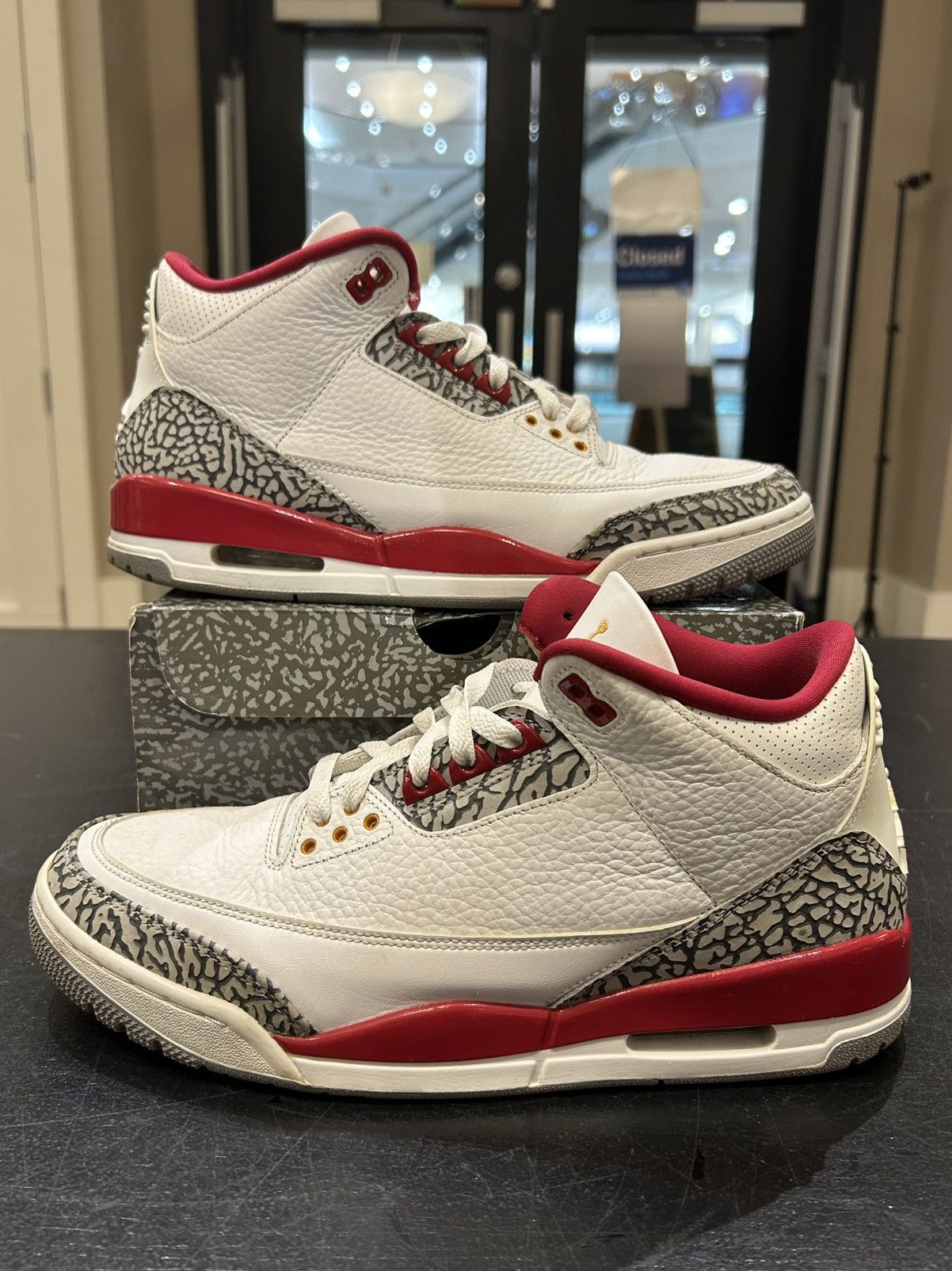 Jordan Brand Jordan 3 Retro ‘Cardinal’ Size US 11 / EU 44 - 1 Thumbnail