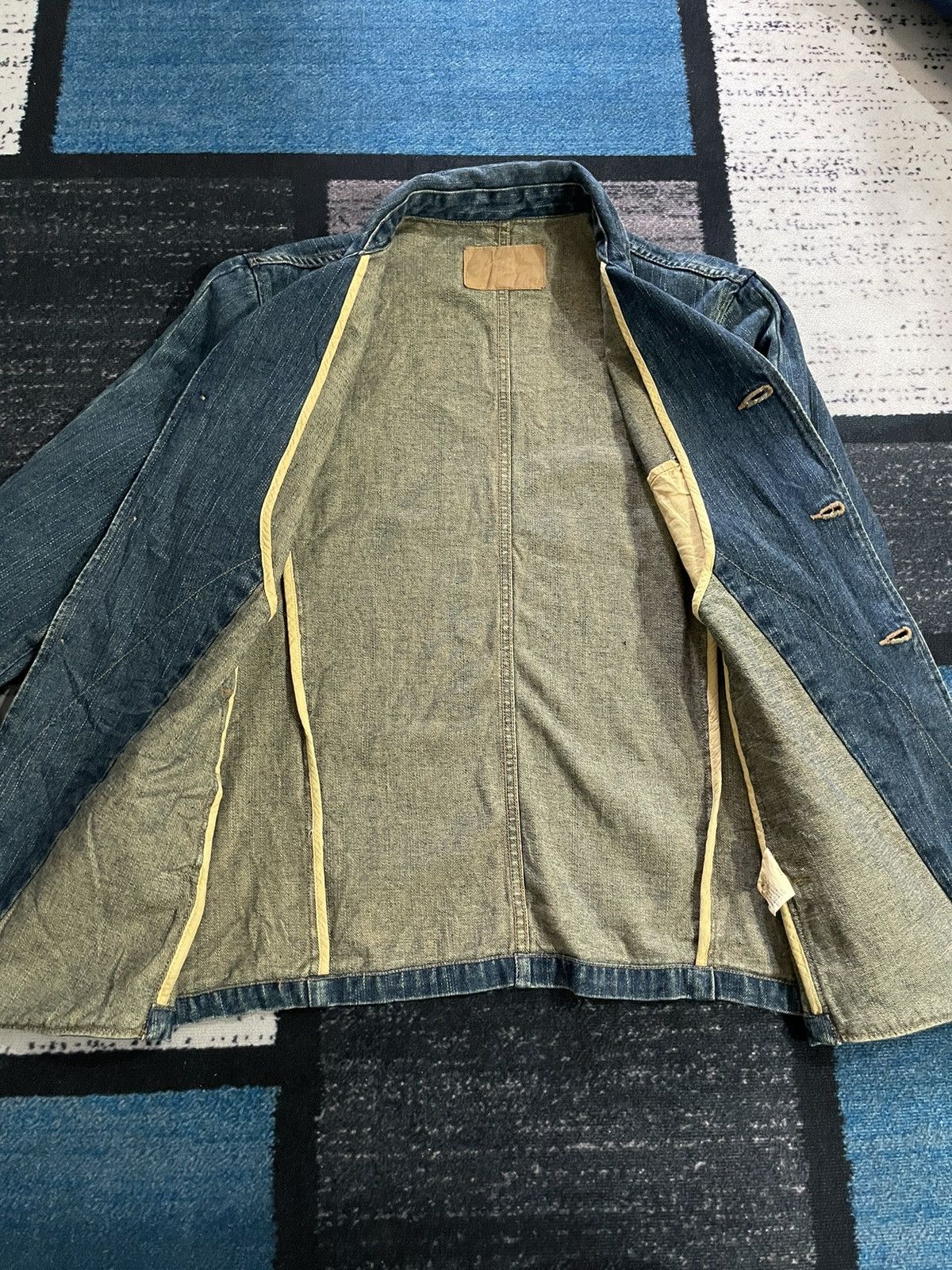 Vintage VINTAGE HIKORY CHORE DENIM JACKET Size US L / EU 52-54 / 3 - 13 Thumbnail