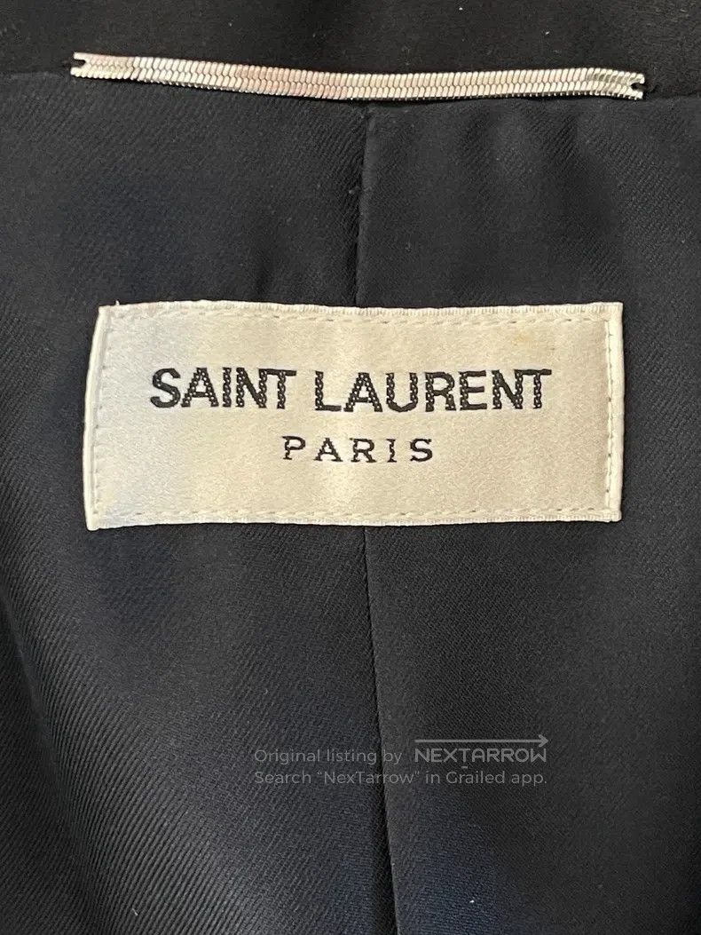 Saint Laurent Paris Saint Laurent Paris Vintage Notched Lapel One Button Suit Size US M / EU 48-50 / 2 - 6 Thumbnail