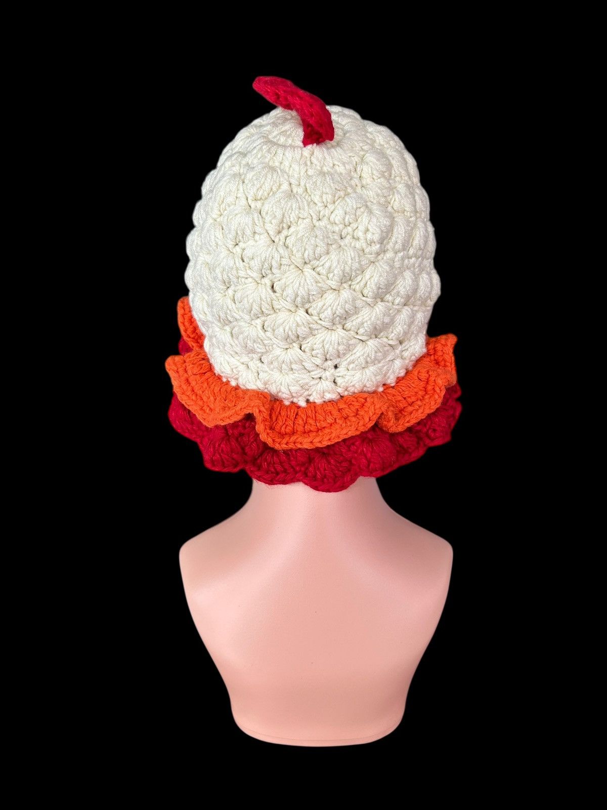 Japanese Brand × Kapital × Vintage Crochet Knitted Handmade Beanie Hats Size ONE SIZE - 4 Thumbnail