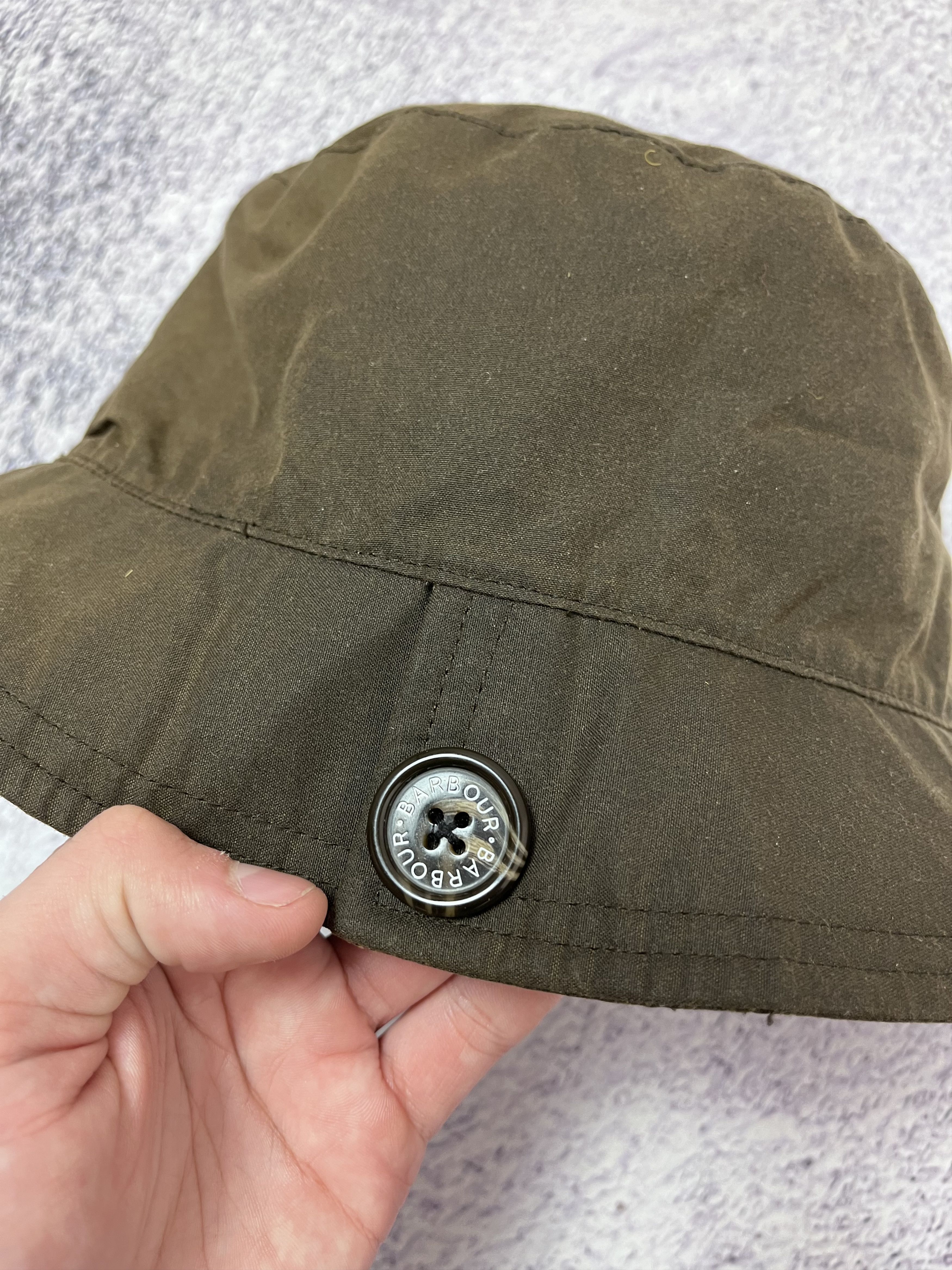 Barbour × Vintage Vinathe unisex headdress Barbour wax size L Size ONE SIZE - 4 Thumbnail