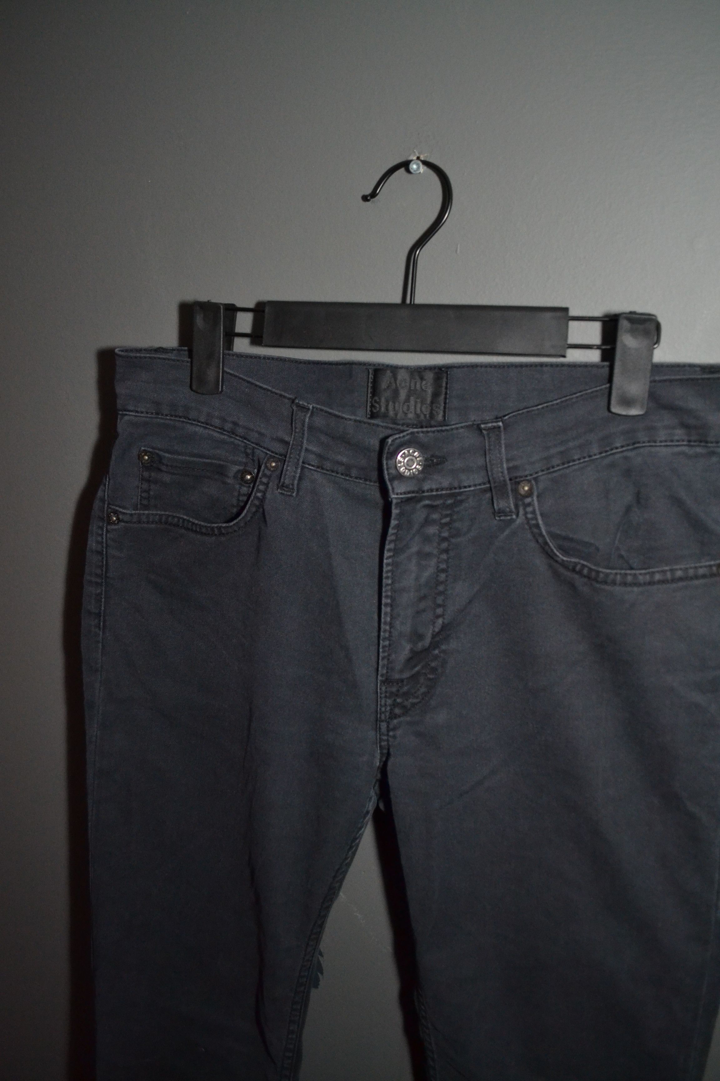 Acne Studios Acne Studios Ace Ups Black Jeans Stretch 31 34 Size US 31 - 2 Thumbnail