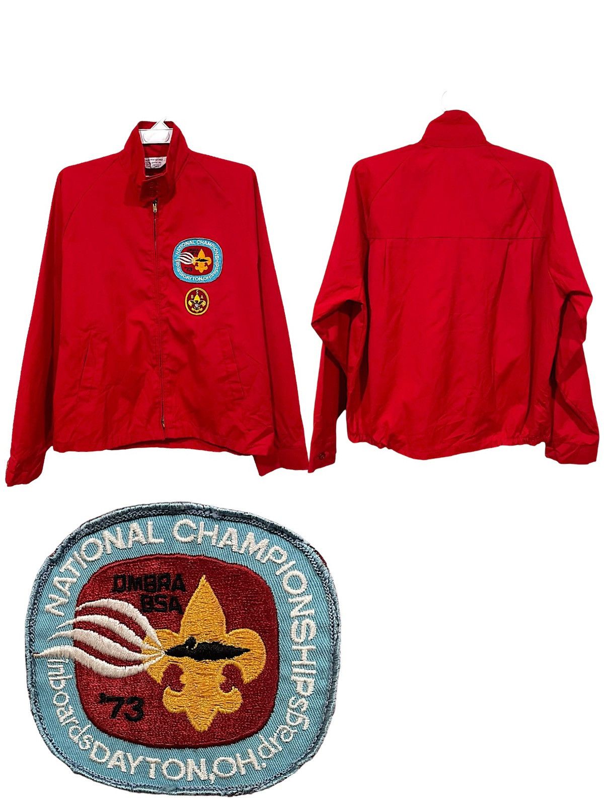 Vintage 1973' OMBRA BSA Official Jacket Boy Scout USA Talon Zipper Size US L / EU 52-54 / 3 - 1 Thumbnail
