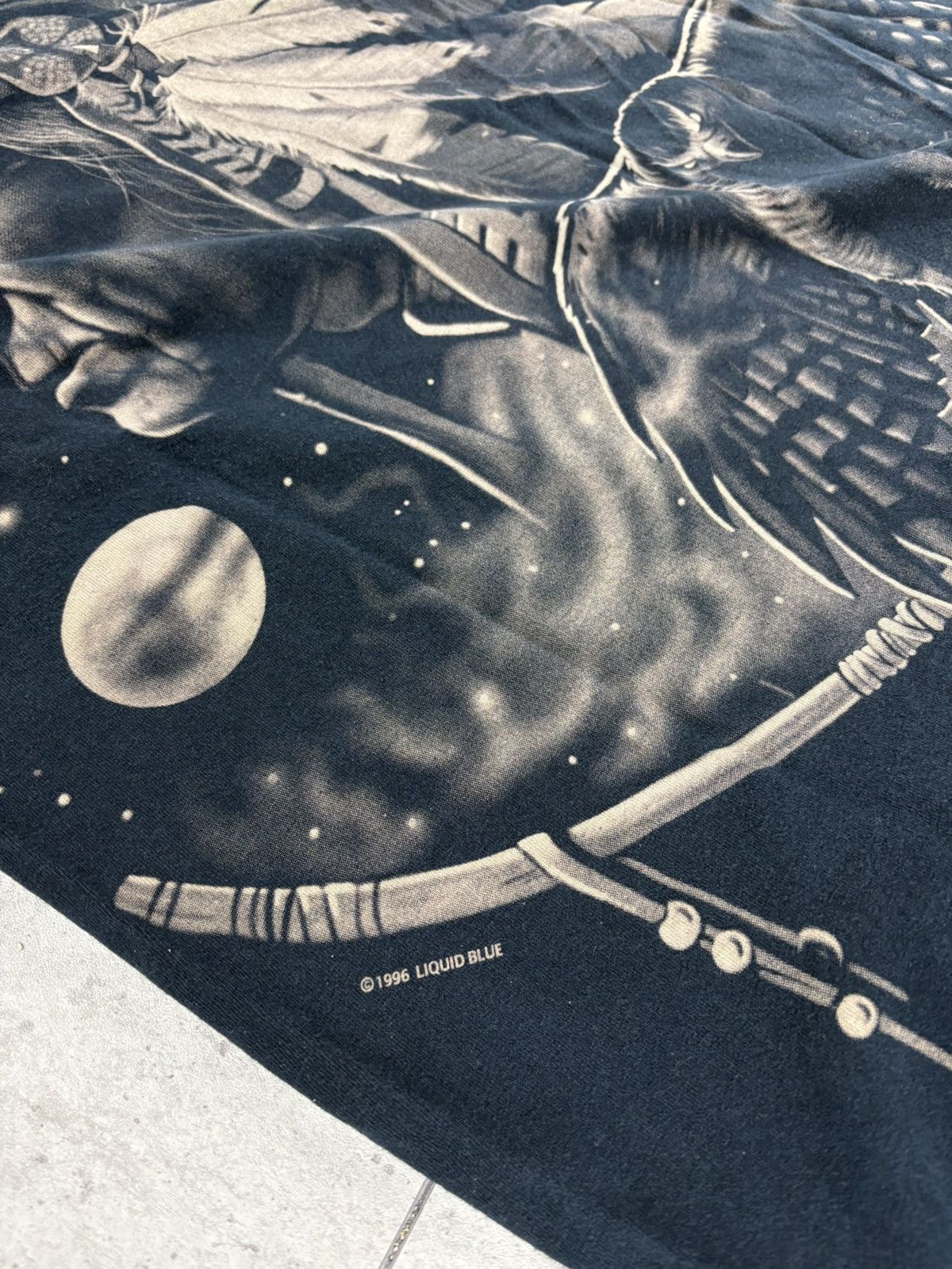 Liquid Blue Liquid Blue Native American Wolf Face All Over Print T-Shirt Size US XL / EU 56 / 4 - 7 Thumbnail