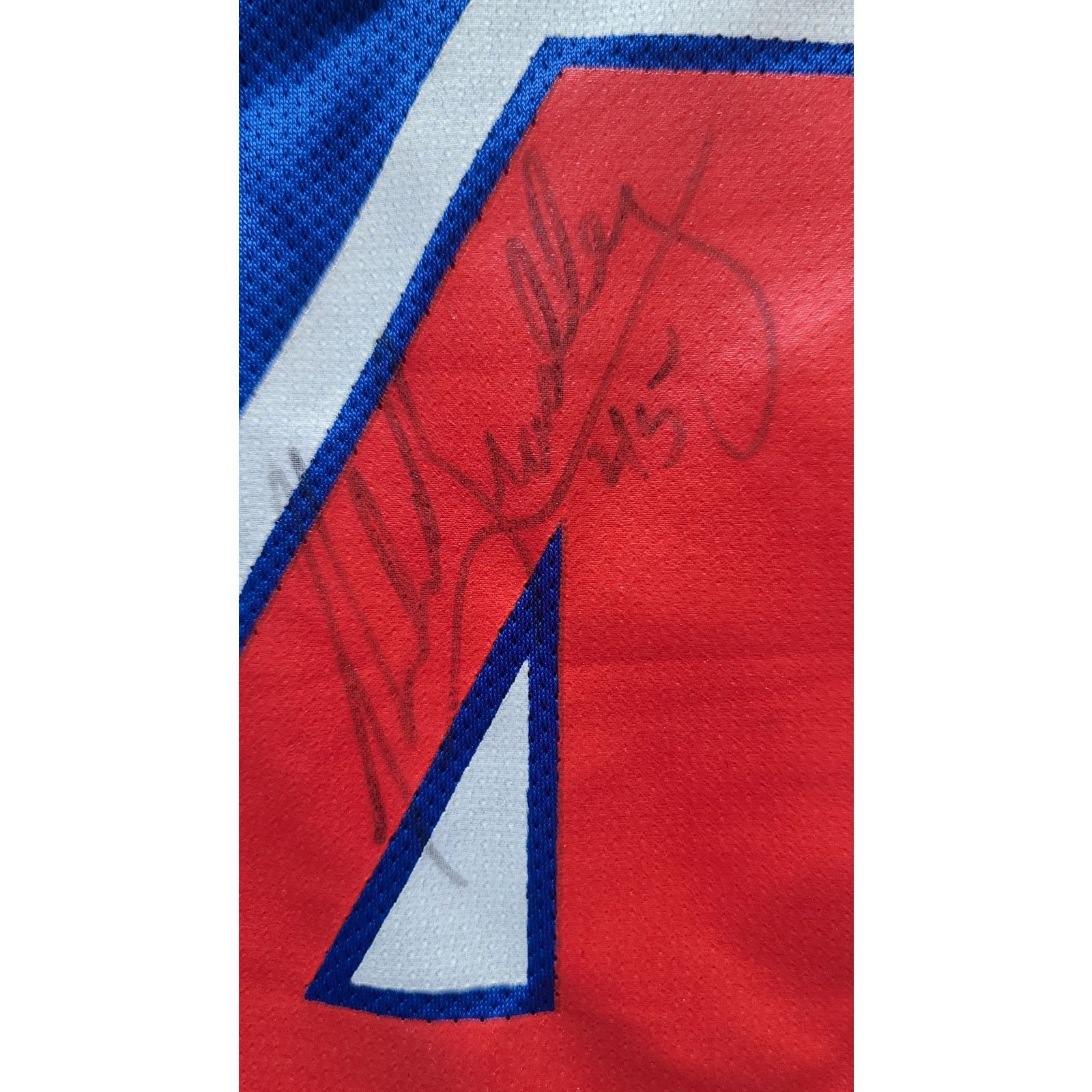 Champion × NBA SIGNED BRADLEY #45 New Jersey Nets 90s CHAMPION 44 NBA vtg Size US L / EU 52-54 / 3 - 4 Thumbnail