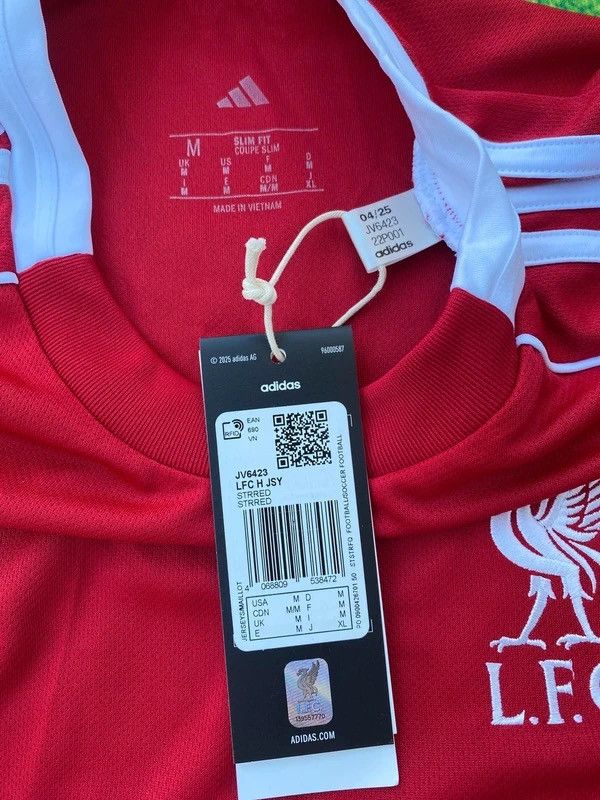 Adidas Adidas Liverpool 25/26 Frimpong Home Jersey Size M Size US M / EU 48-50 / 2 - 5 Thumbnail