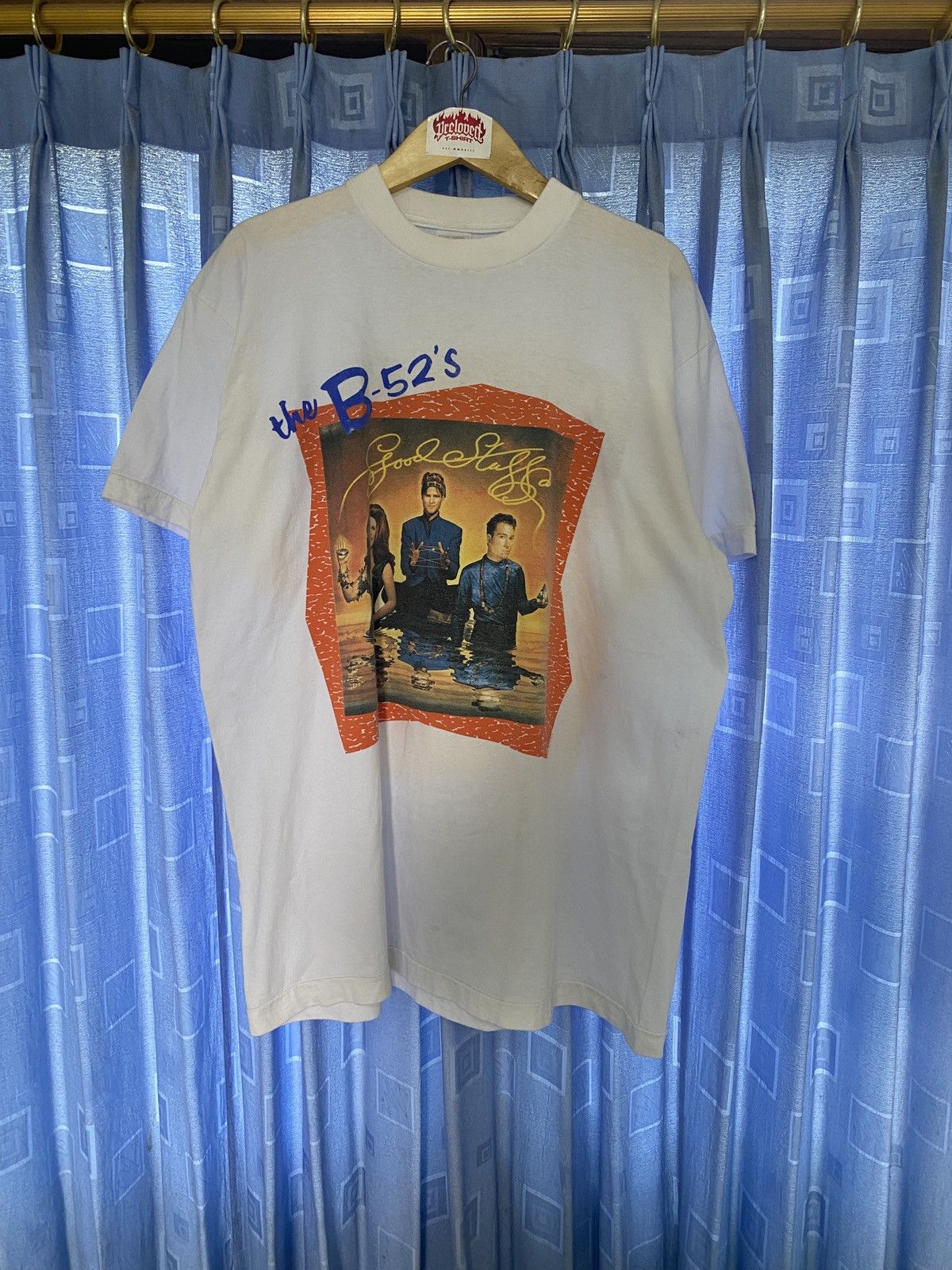 image of Band Tees x Tour Tee B52S 1992 Band Tee in White, Men's (Size XL)