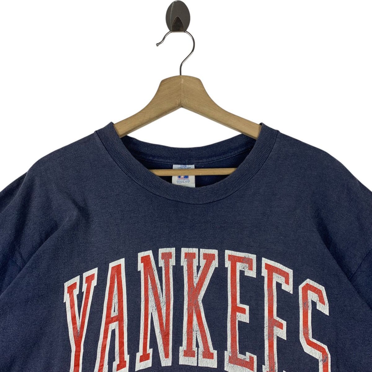 MLB × Vintage Vintage NEW YORK YANKEES MLb big spellout tee shirt Size US L / EU 52-54 / 3 - 2 Thumbnail