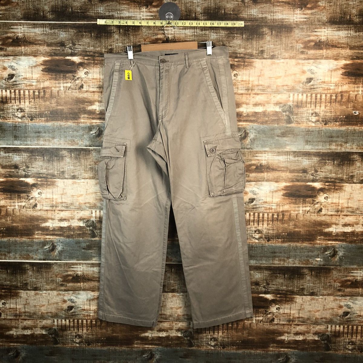 Gap DLL Gap Brown Cargo Multipocket Pants #C659 Size US 33 - 1 Thumbnail