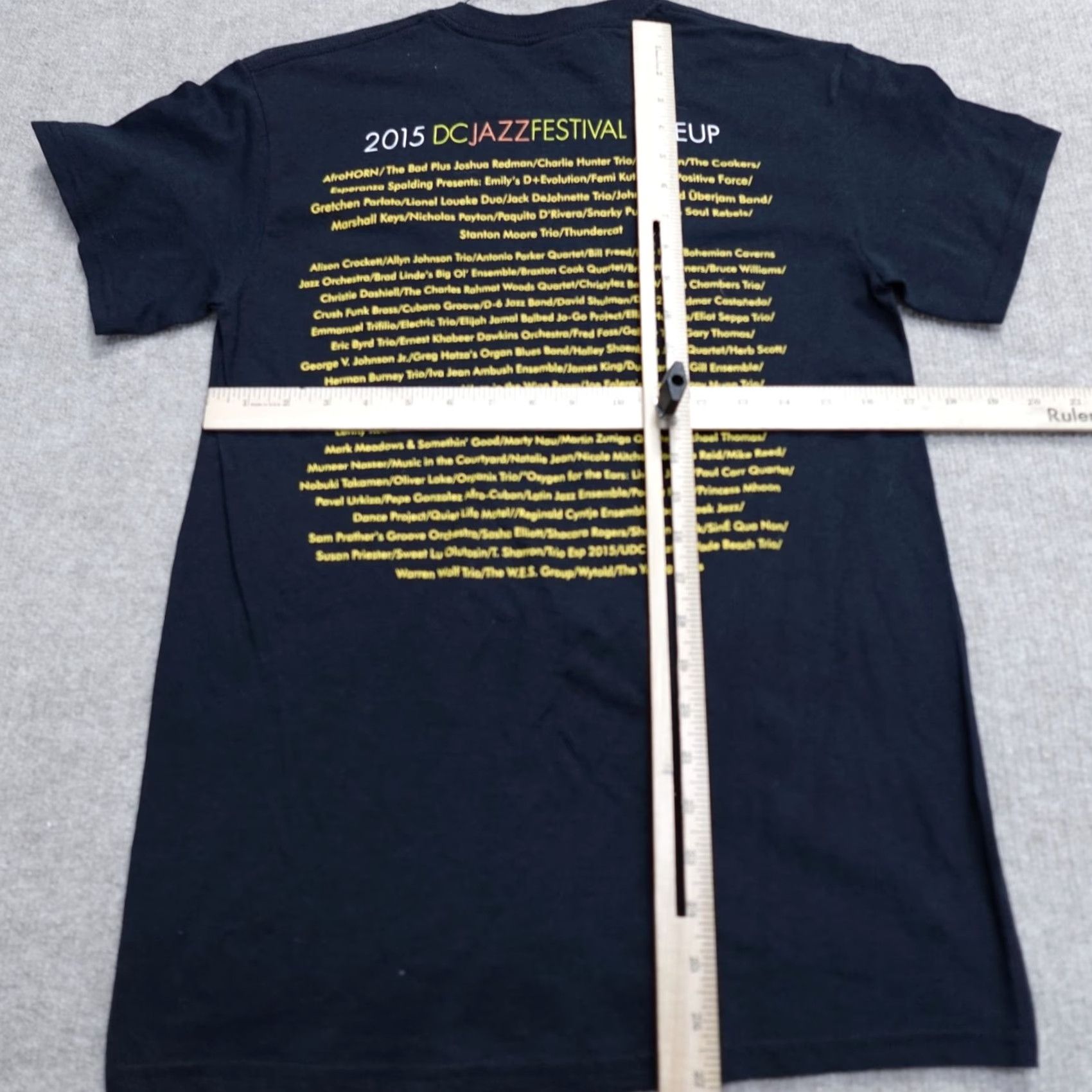 Doublet VINTAGE Jazz festival Shirt Men Small Black Double Sided June 2015 Washington DC) Size US S / EU 44-46 / 1 - 4 Thumbnail
