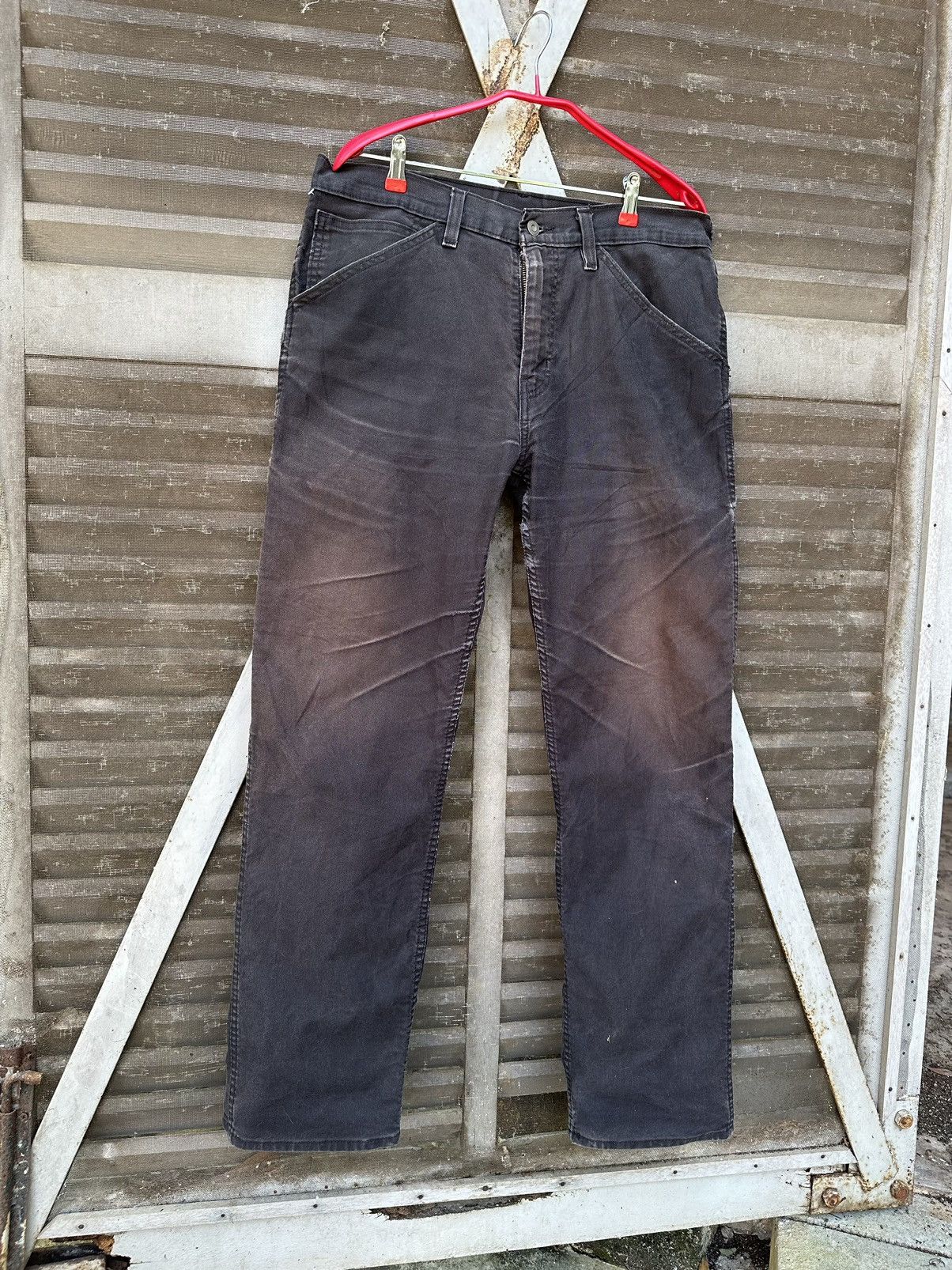 Levi's 👹Vintage Sun Faded Levi’s Carpenter Baggy Jeans Size US 34 / EU 50 - 12 Thumbnail