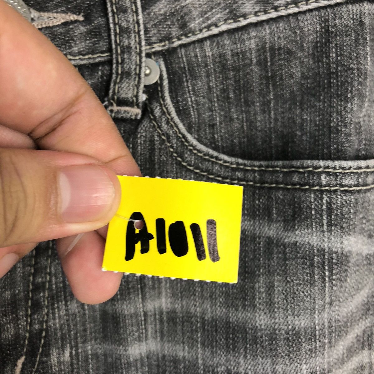 Japanese Brand Uniqlo japan faded Black Denim Pants #A1011 Size 25" / US 0 / IT 36 - 9 Thumbnail