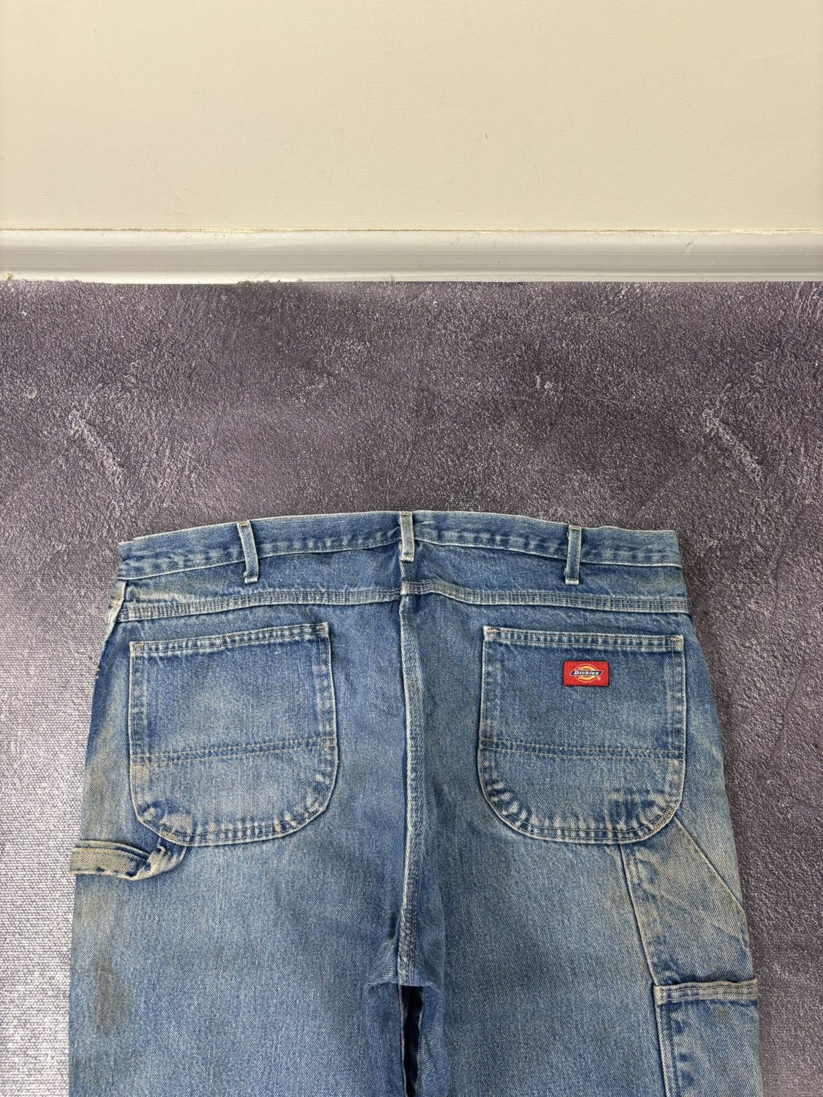 Dickies Vintage Dickies Distressed Denim Blue Hype Baggy Jeans Size US 40 / EU 56 - 7 Thumbnail