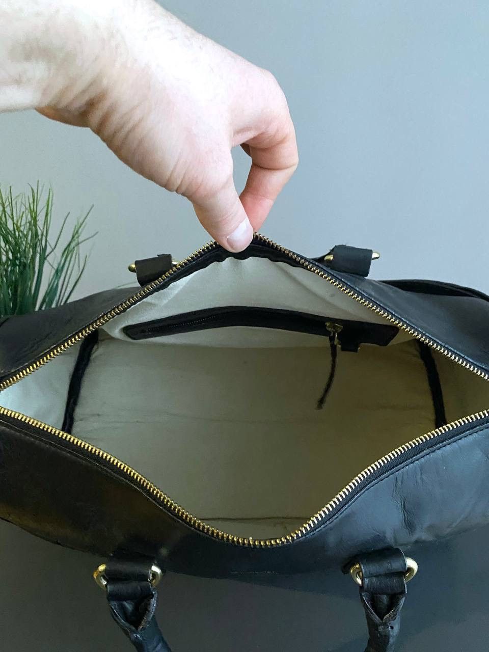 SANDQVIST Sandqvist Black Leather Handbag Shoulder Bag Size ONE SIZE - 14 Thumbnail