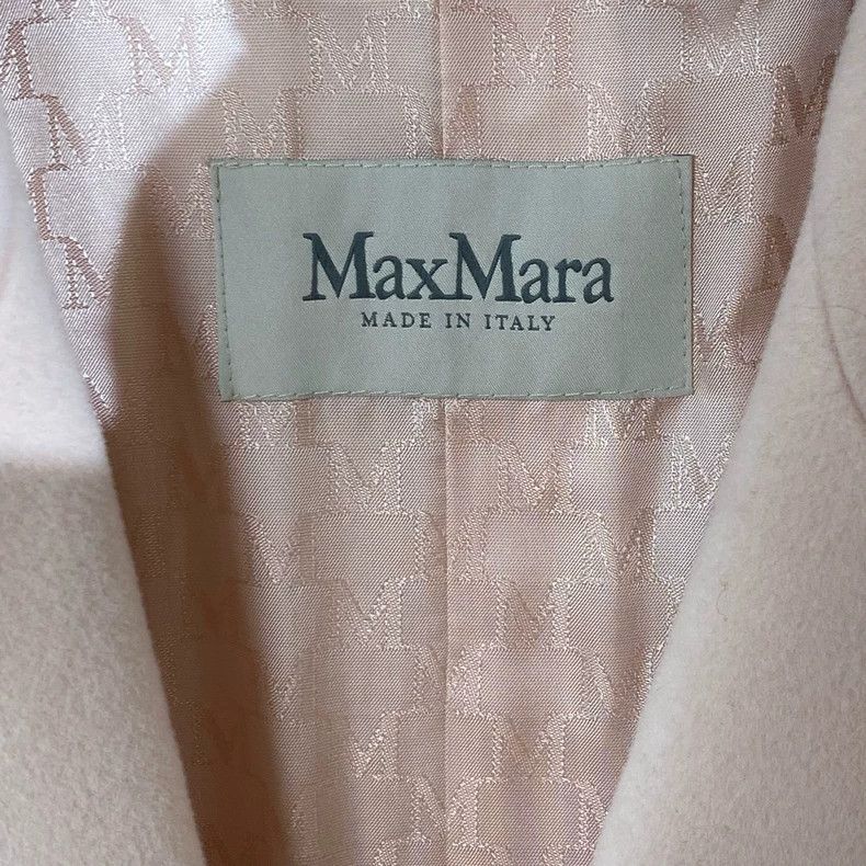 Max Mara Max Mara 101801 Cherry Pink Belted Wool Coat Size M / US 6-8 / IT 42-44 - 4 Thumbnail