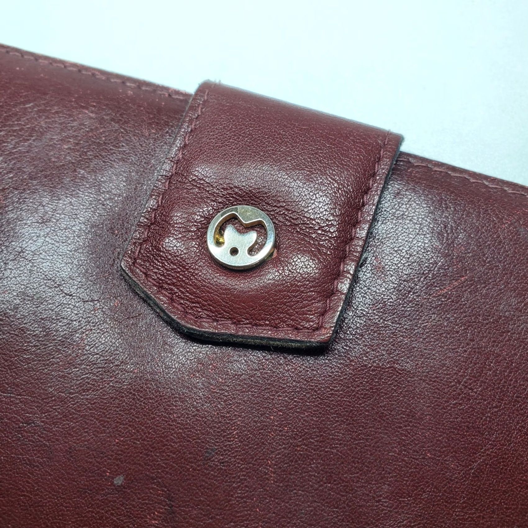 Vintage VINTAGE Mila Schon Wallet Bi-fold Red Leather 8x4 in Women 90s Retro Designer Size ONE SIZE - 3 Thumbnail