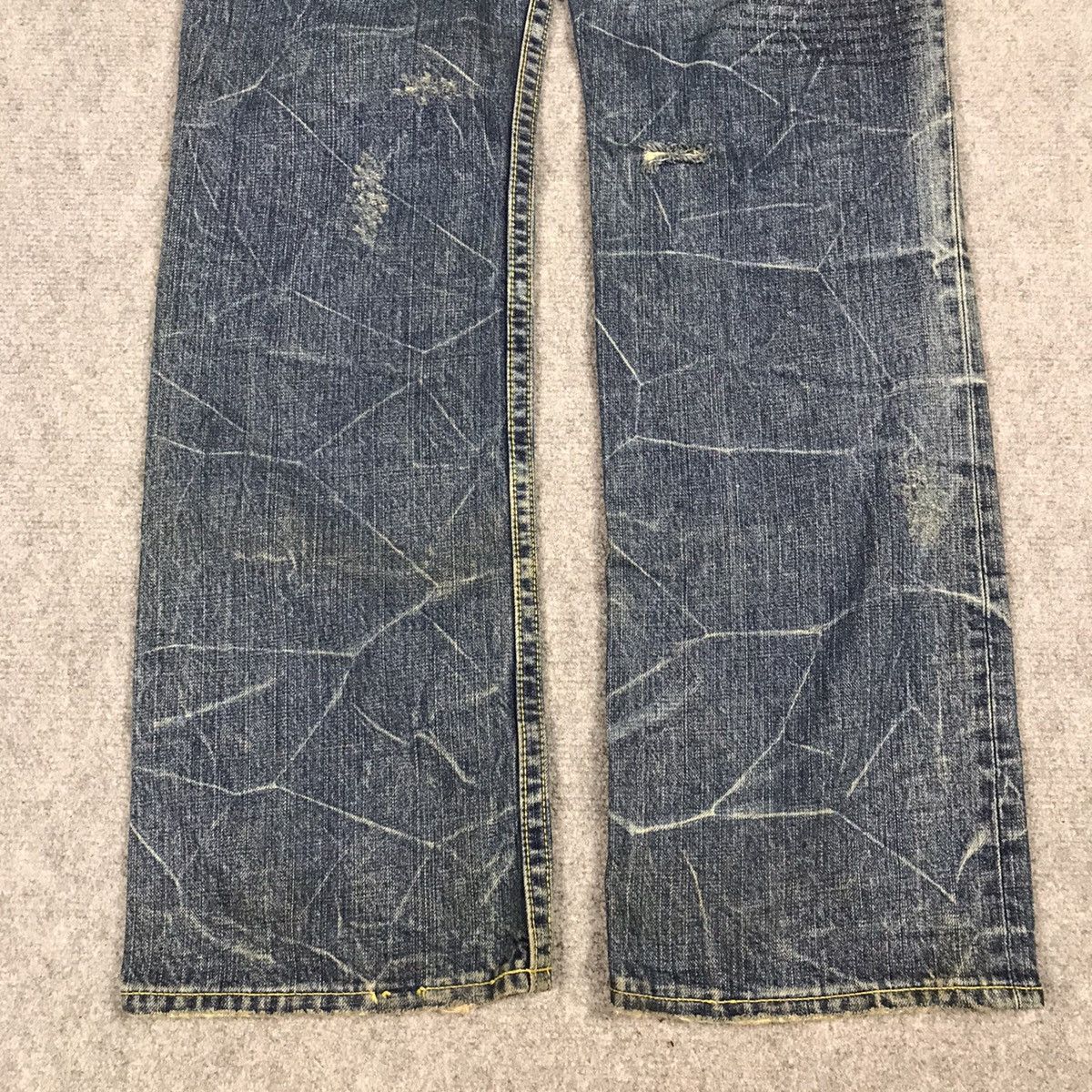 Japanese Brand Japaners Style denim Distressed pants Size US 28 / EU 44 - 9 Thumbnail