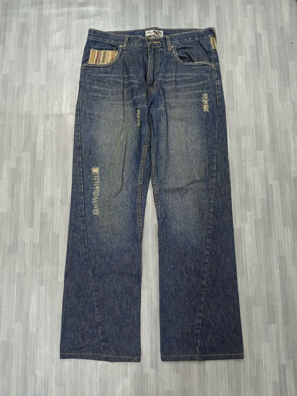 Designer × If Six Was Nine TWIST SICK RIPED JUNGLE STORM DENIM PANTS Size US 32 / EU 48 - 2 Thumbnail