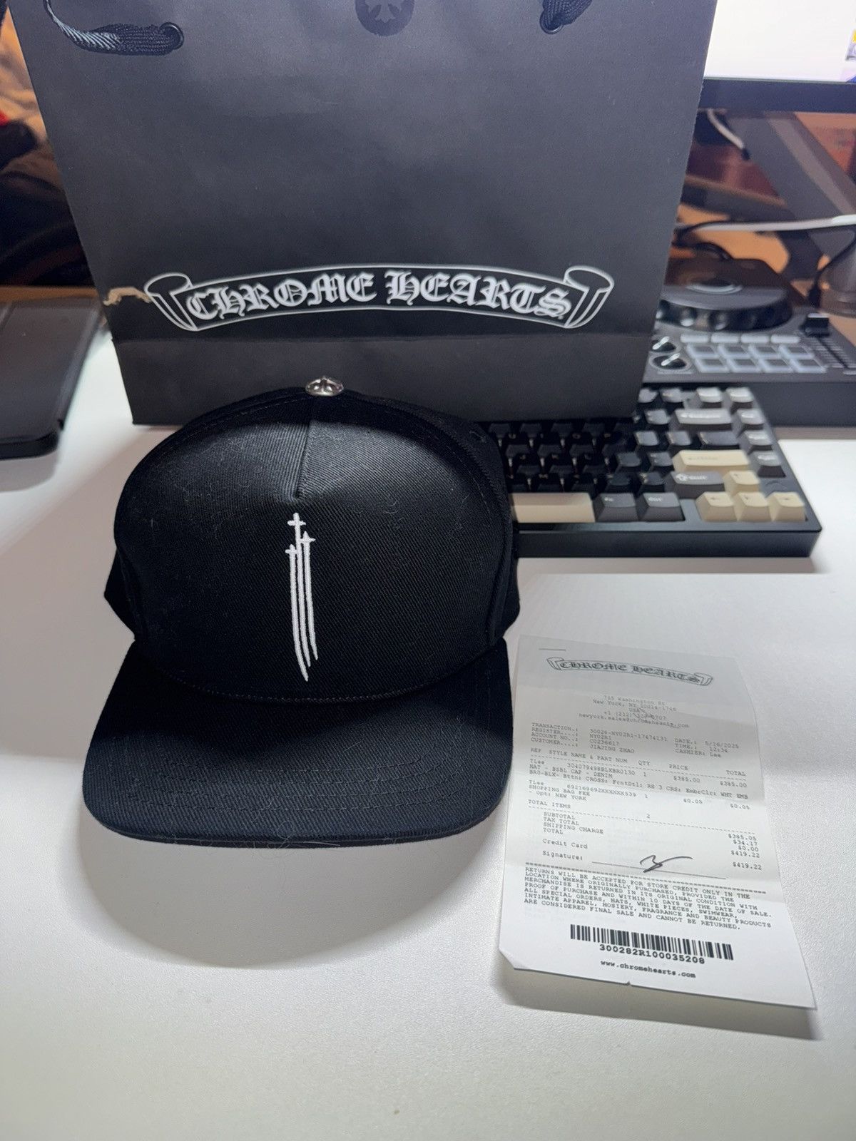 Chrome Hearts Brand new chrome hearts RS3 hat | Grailed