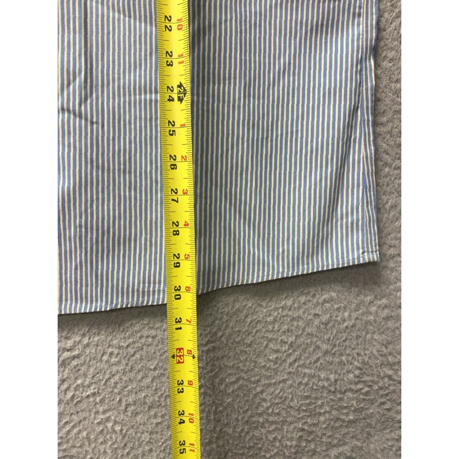 Eddie Bauer Eddie Bauer Men's Blue Striped Button Short Sleeve Shirt XL /127-44 Size US XL / EU 56 / 4 - 6 Thumbnail