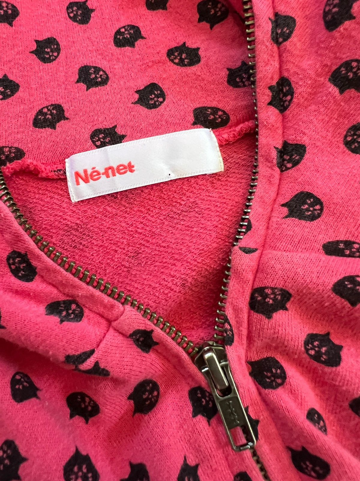 Issey Miyake Ne-Net Cat Heads Full Print Zipper Hoodie Size S / US 4 / IT 40 - 9 Thumbnail