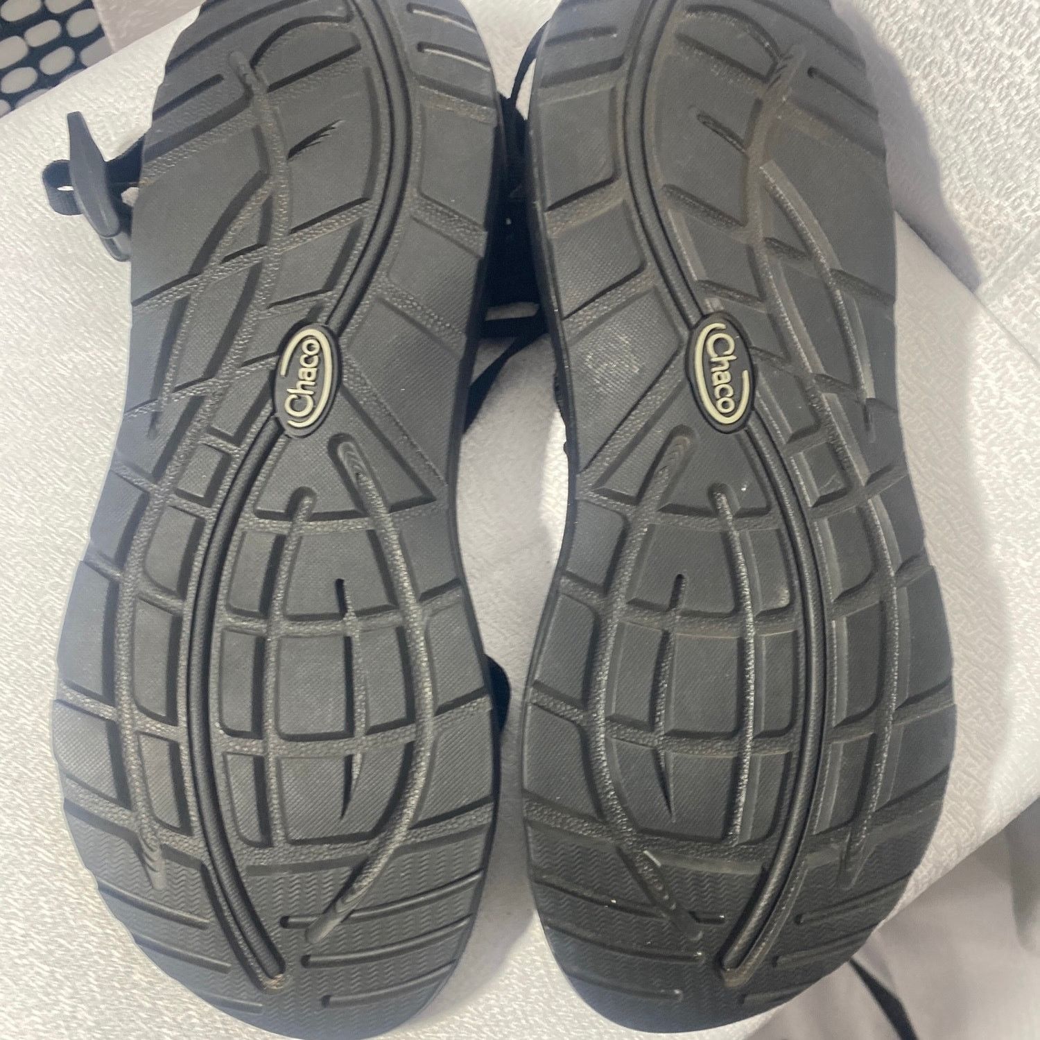 Chaco Black ZX/2 Classic Double Strap Sandals women sz 11