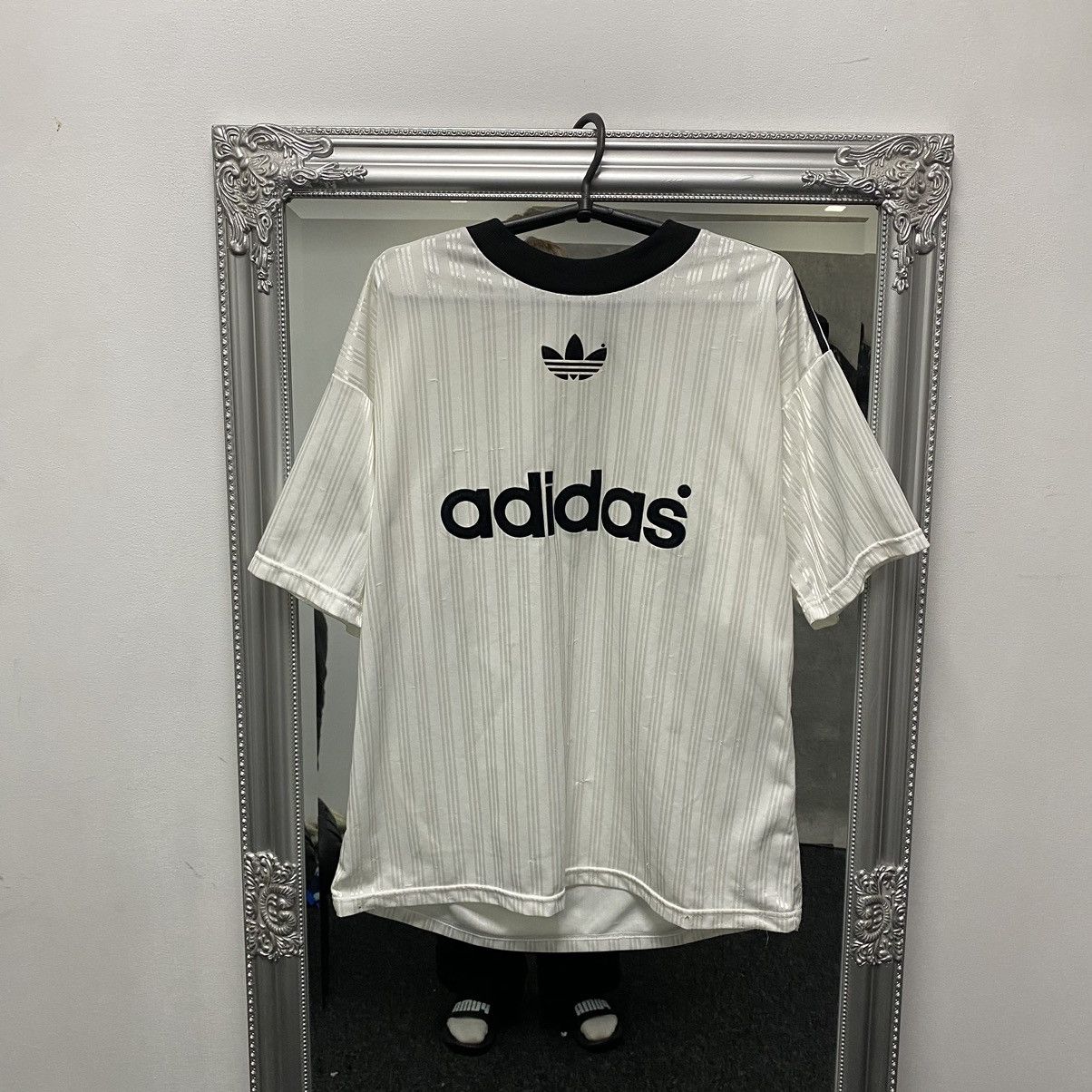 Adidas Vintage Adidas Football Jersey Size US M / EU 48-50 / 2 - 1 Thumbnail