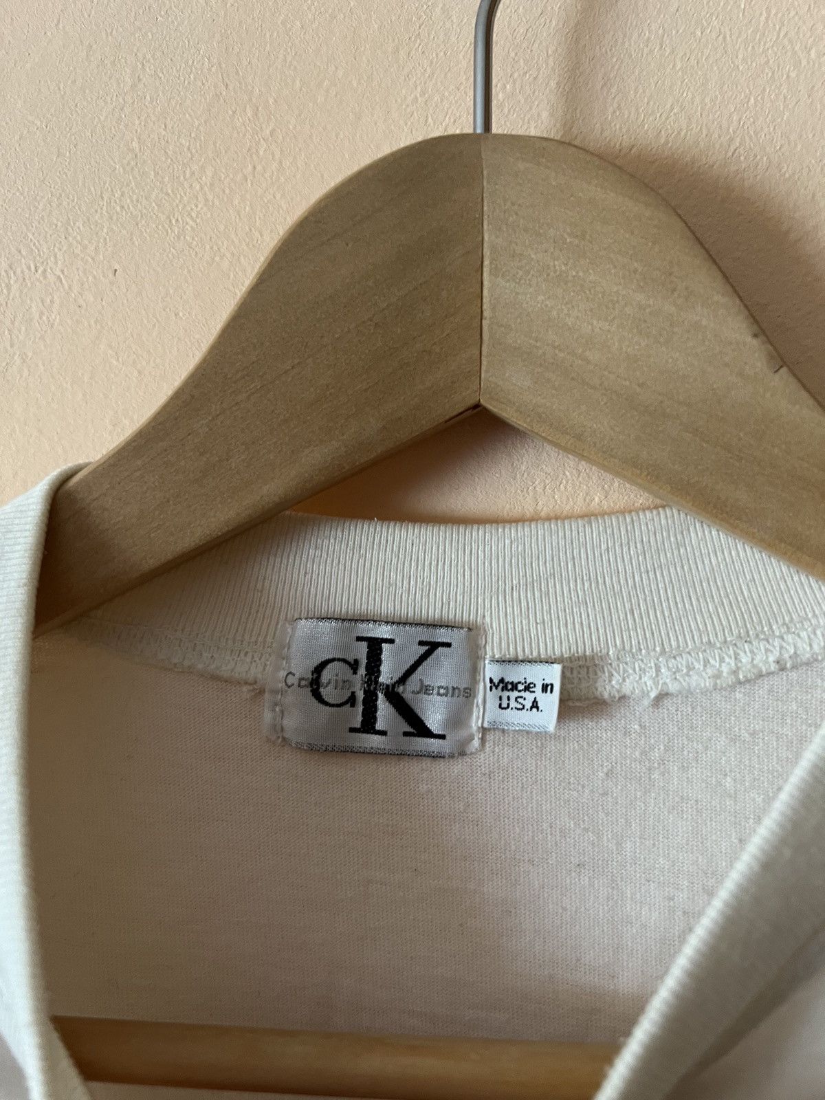 Calvin Klein × Vintage Calvin Klein MADE IN USA Boxy Vintage Avantgarde tee t shirt Size US M / EU 48-50 / 2 - 2 Thumbnail