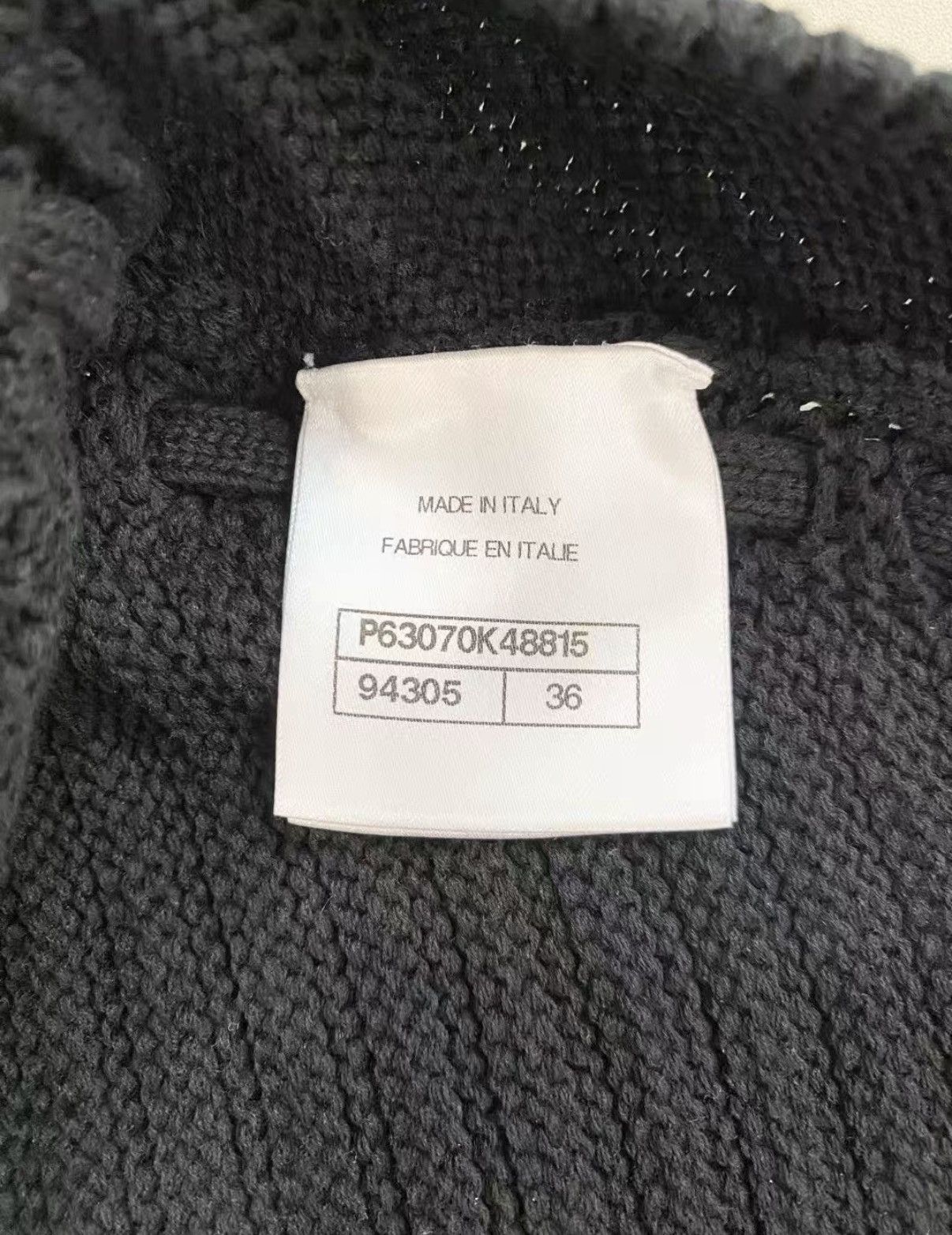 Chanel Chanel Classic Black Off-the-Shoulder Knit Top J33 Size XS / US 0-2 / IT 36-38 - 5 Thumbnail