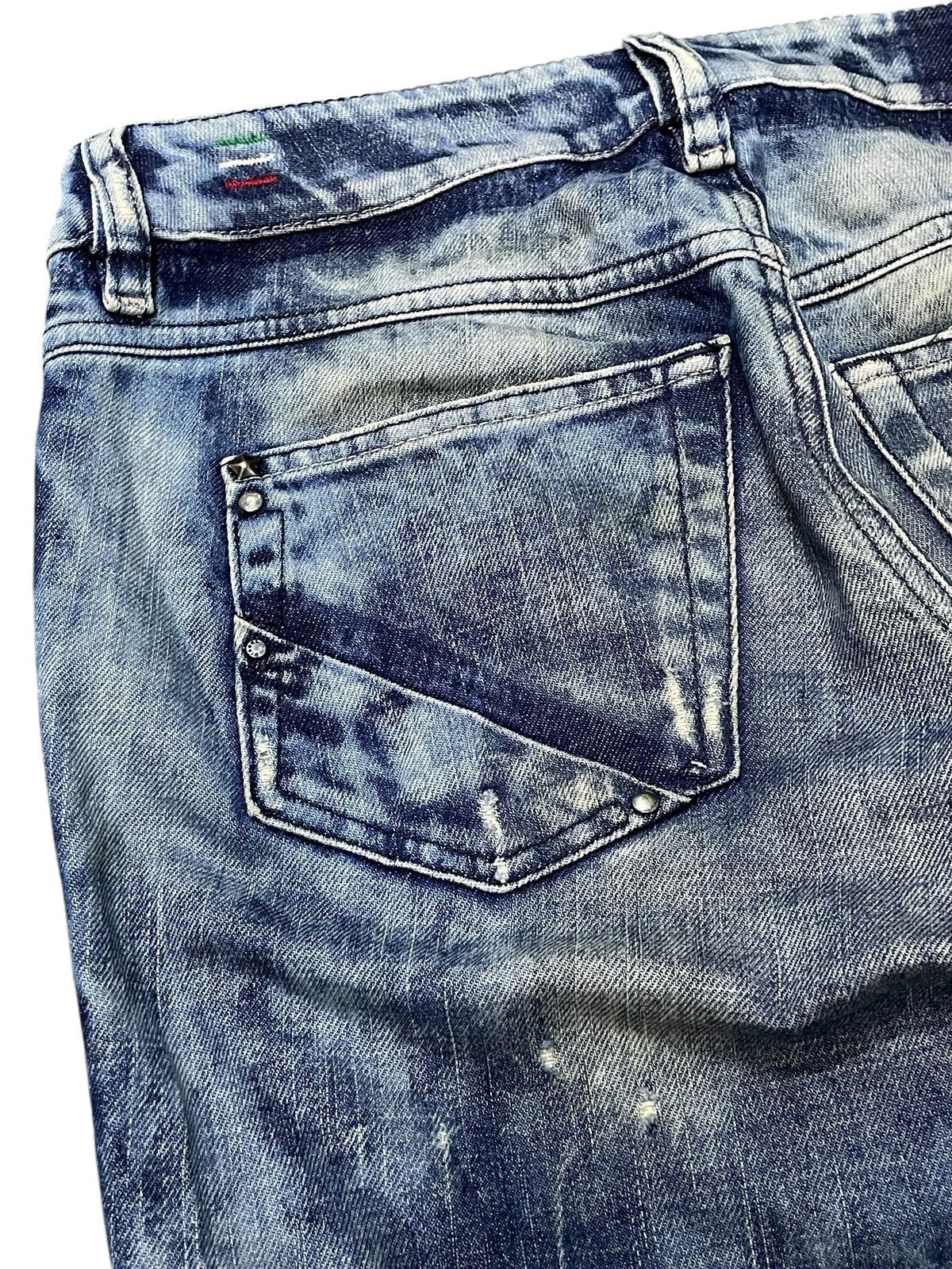 Diesel × Diesel Black Gold Diesel Enzyme Oil Wash Muddy Distressed Jeans Size US 28 / EU 44 - 20 Thumbnail