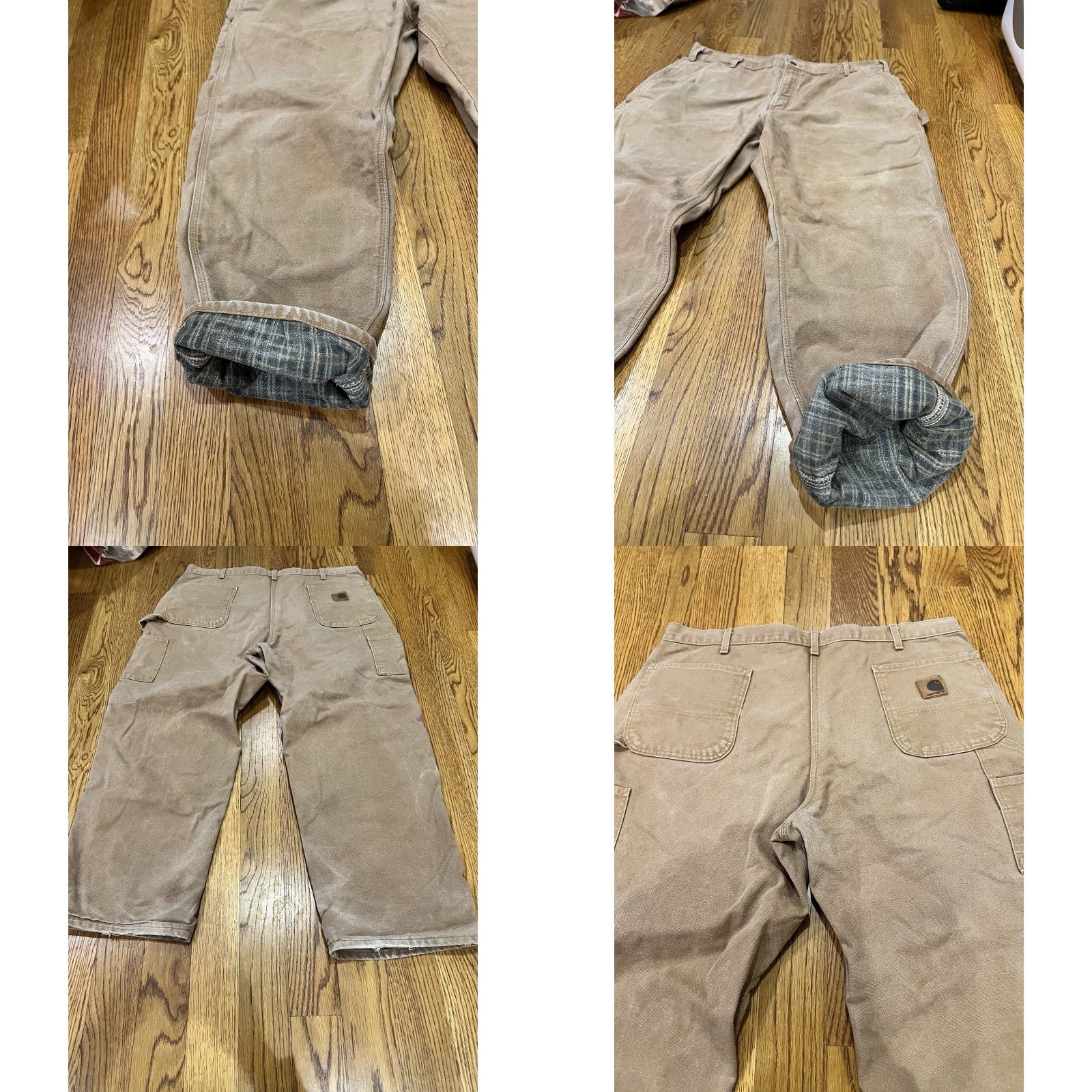 Carhartt Carhartt B111 Brown Canvas Work Pants 40x30 Carpenter 5-Pocket Utility Logo Belt Loops Regular Men Vintage? Wait—No vintage. Size US 40 / EU 56 - 8 Thumbnail