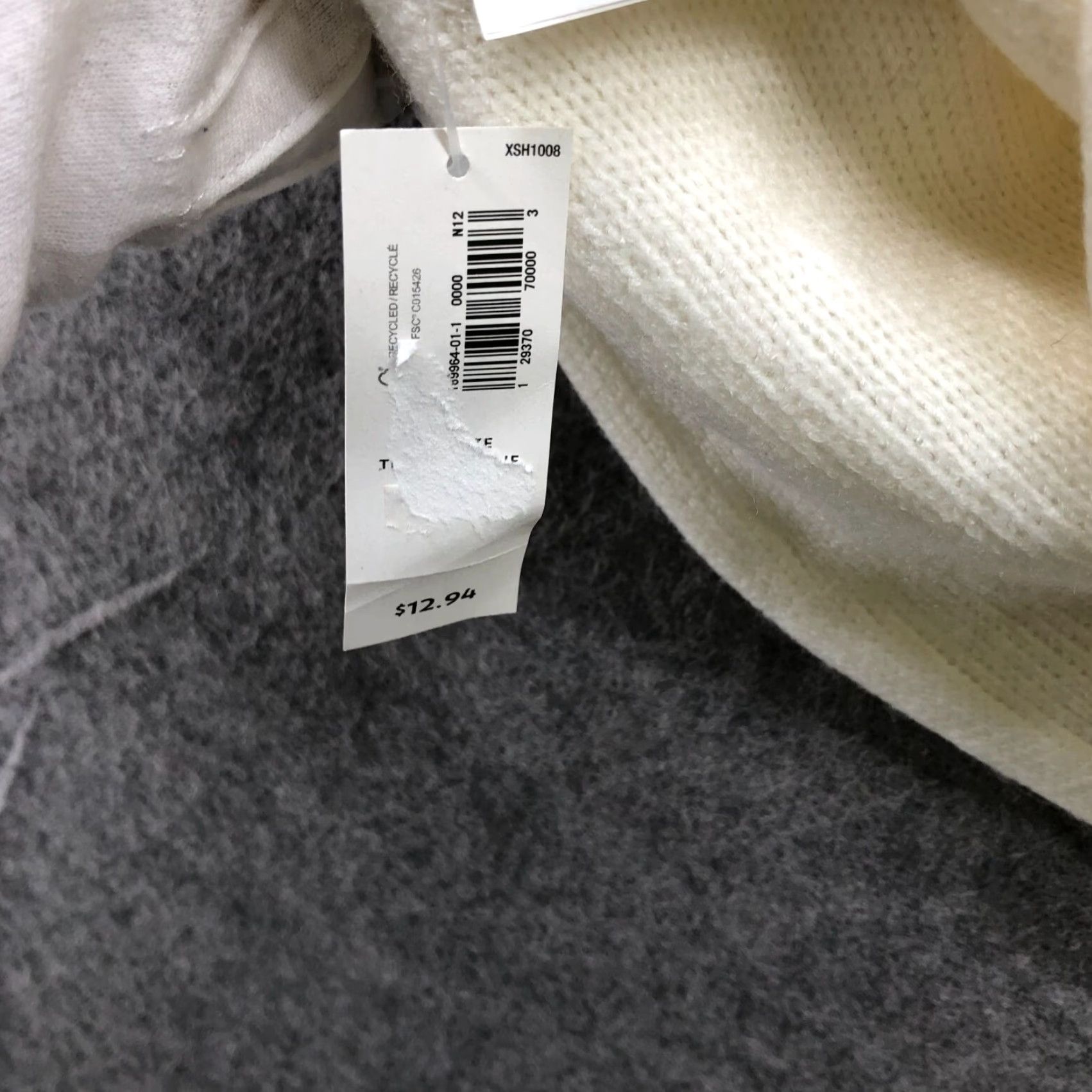 Old Navy VINTAGE Old Navy Knit Infinity Scarf Ivory Women's Ribbed Fall Winter Holiday Size ONE SIZE - 6 Thumbnail