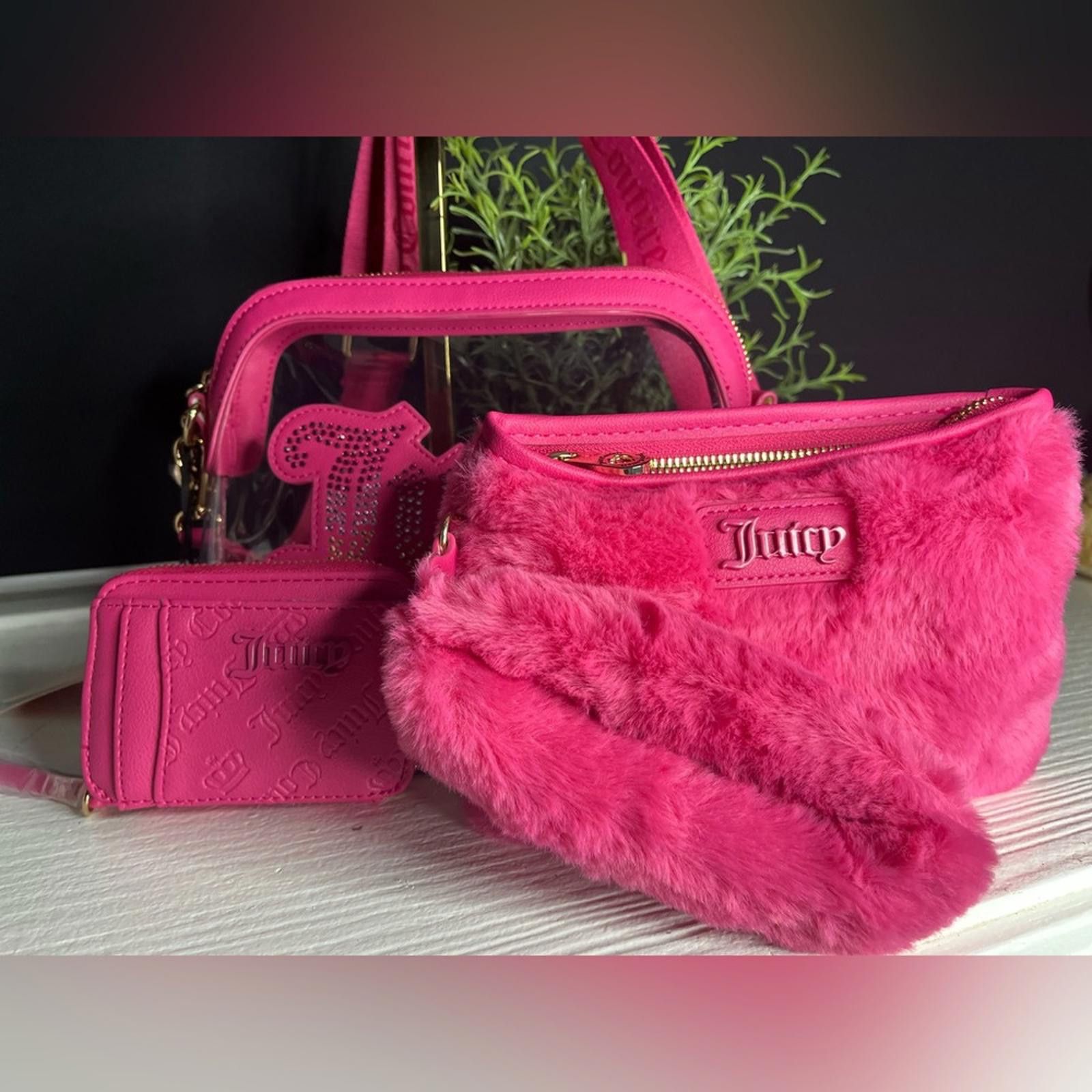 Juicy Couture Jeans Juicy Couture Three Piece Done Bag, Wristlet And Wallet NWT Size ONE SIZE - 1 Thumbnail