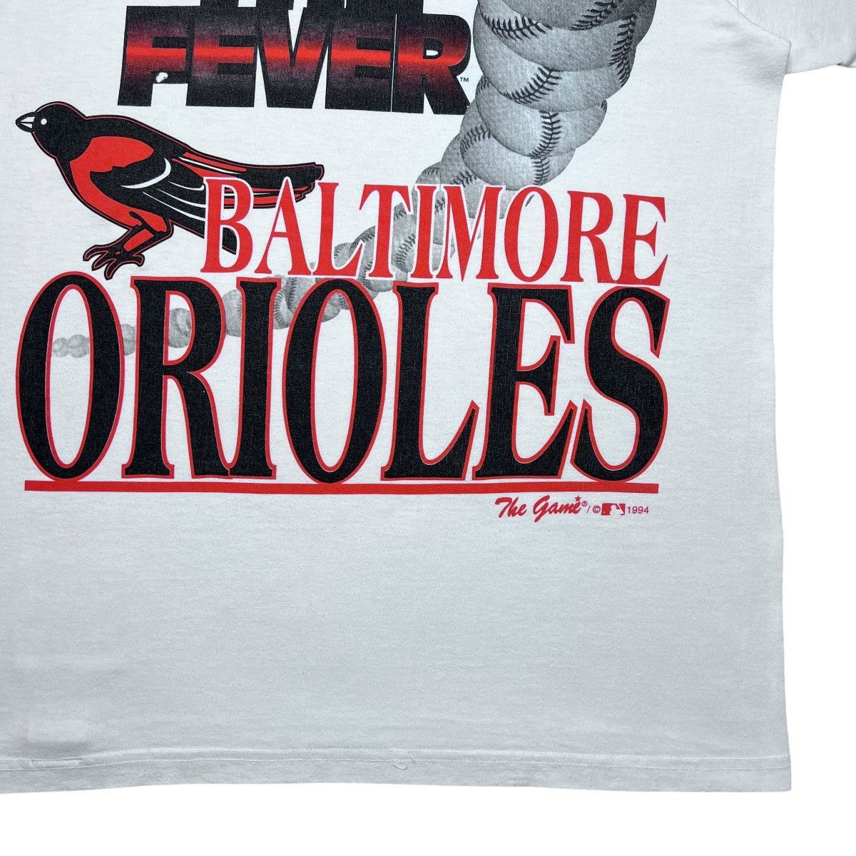 The Game 1994 MLB Baltimore Orioles Catch The Fever The Game T-Shirt Size US M / EU 48-50 / 2 - 15 Thumbnail