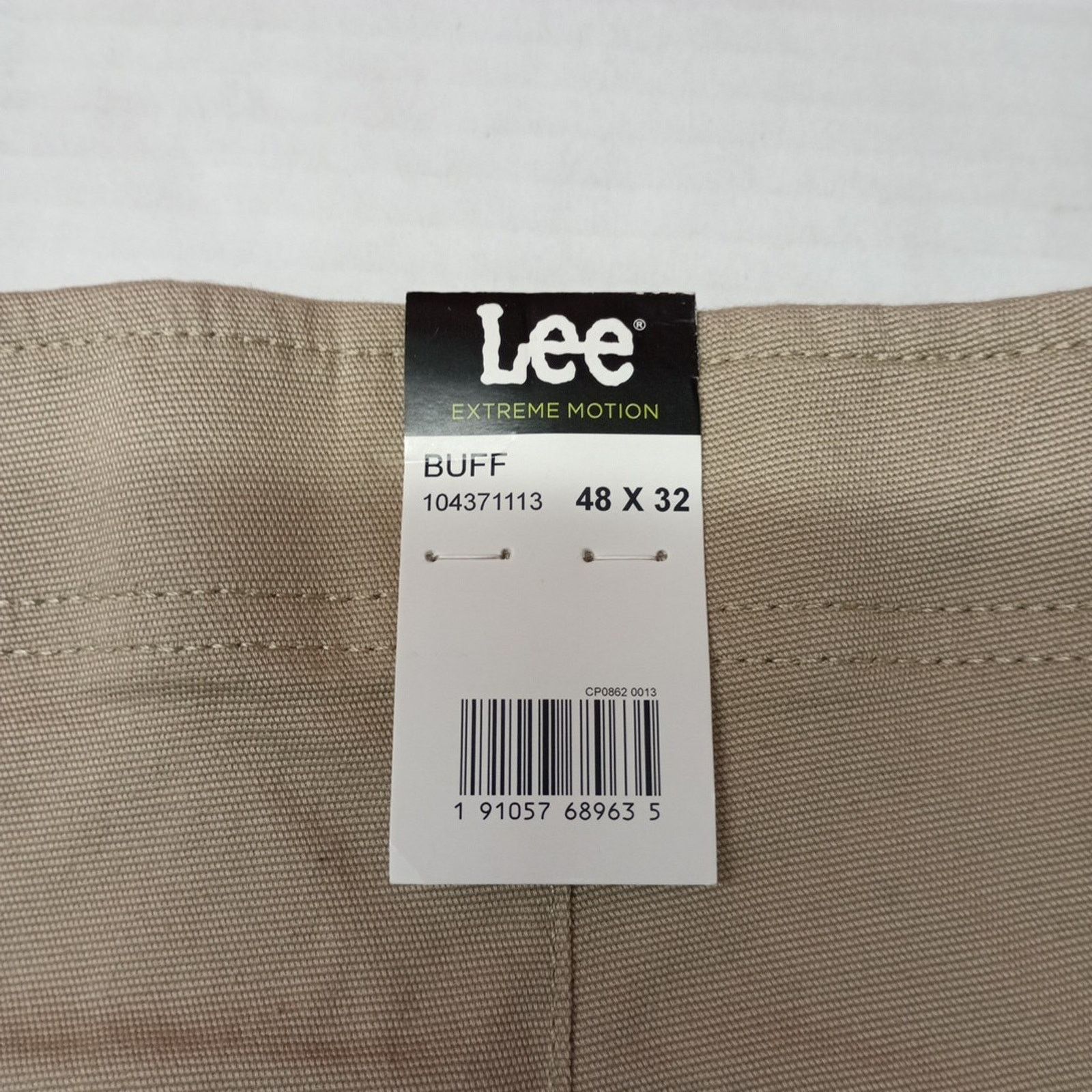 Lee Lee Extreme Motion Cargo Pants Men's 48x32 Beige Regular Fit Size US 44 / EU 60 - 2 Thumbnail