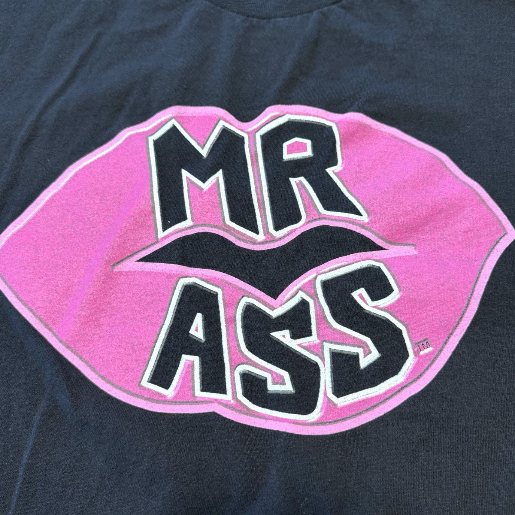 Vintage VINTAGE WWF T Shirt XL Black Pink Billy Gunn Mr Ass 90s USA Grunge Punk Retro Sports Mens Size US XL / EU 56 / 4 - 2 Thumbnail