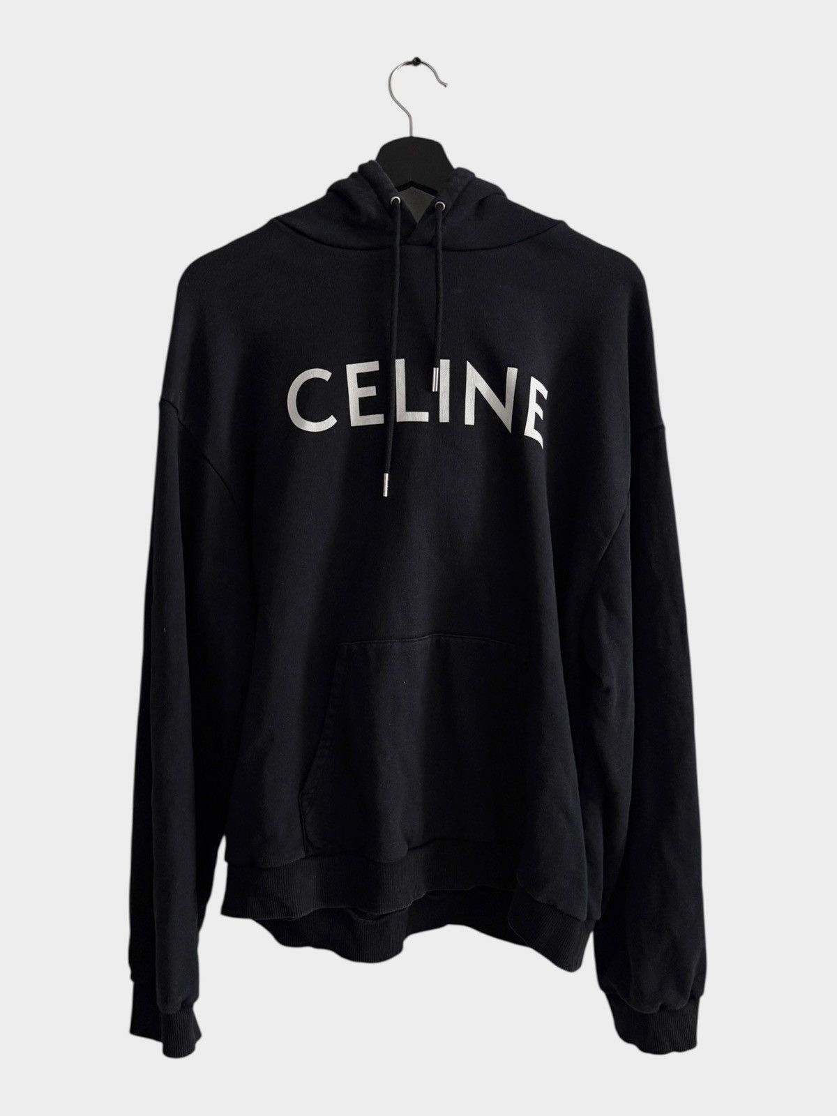 Celine ICONIC! Celine Center Logo Hoodie Size US XL / EU 56 / 4 - 1 Thumbnail