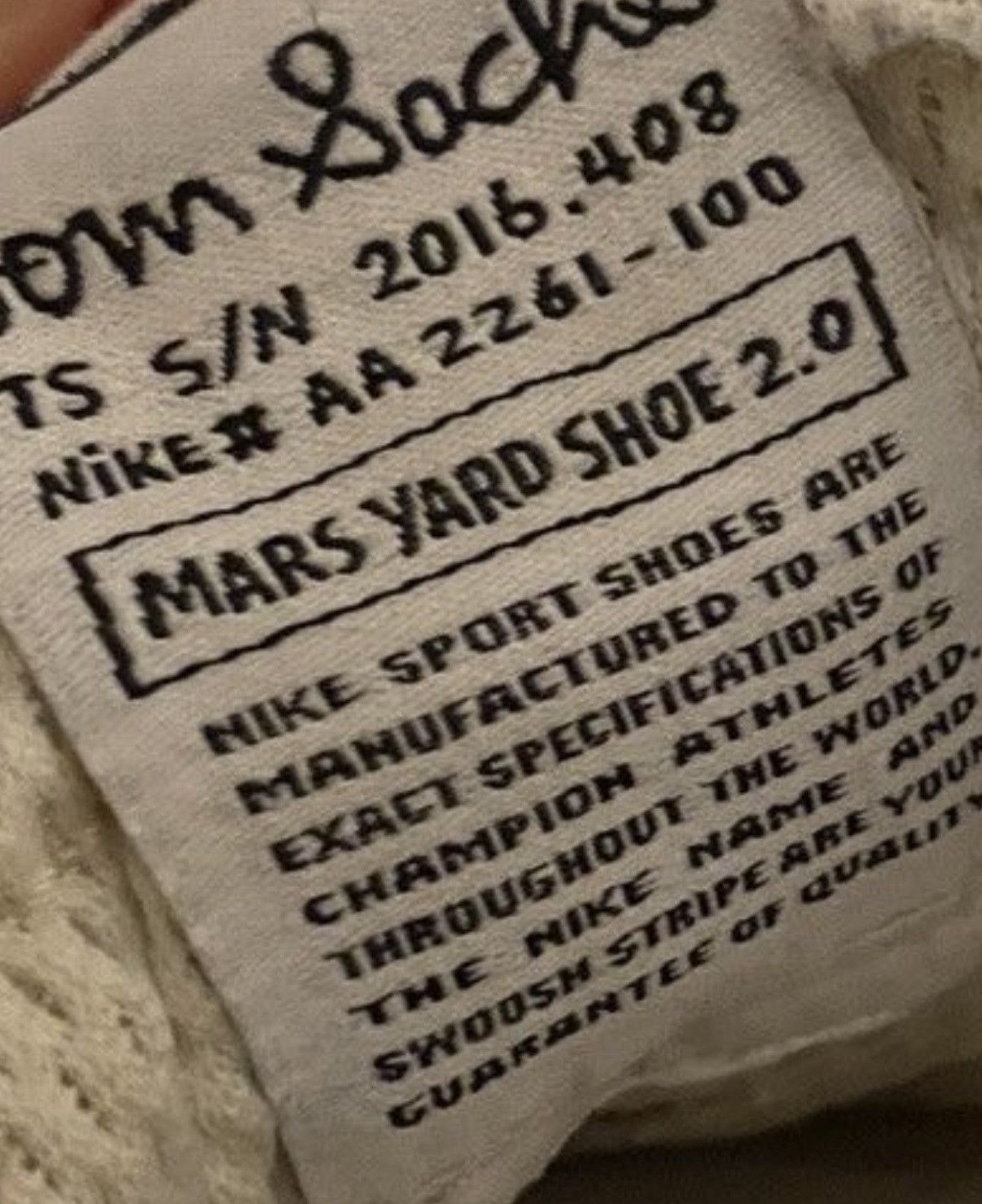 Nike × Tom Sachs 2017 Nike Tom sachs mars yard 2.0 - US11,5 Size US 11.5 / EU 44-45 - 16 Thumbnail