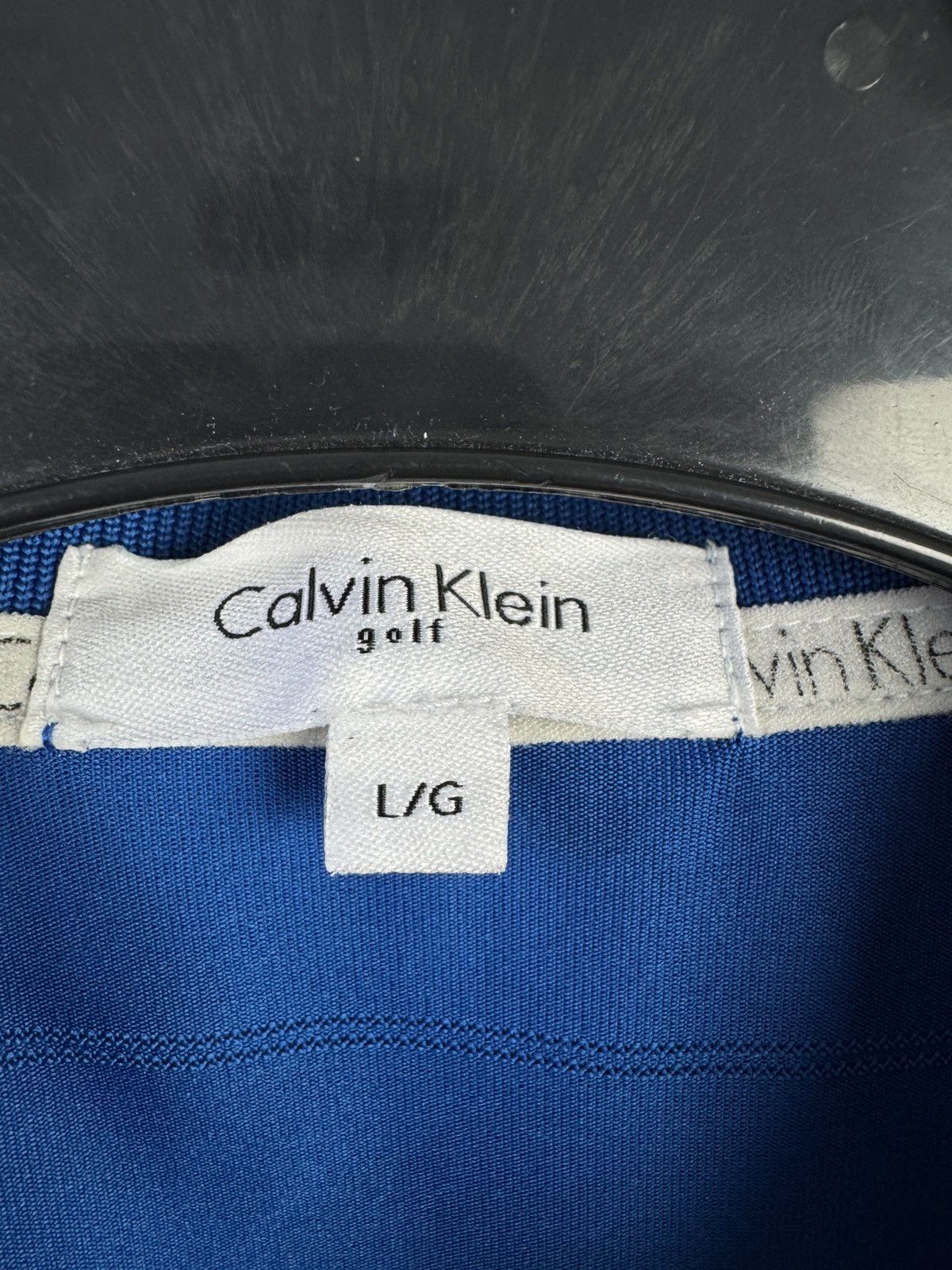 Calvin Klein Men’s Calvin Klein Golf Polo Shirt Striped Sportswear Size L Size US L / EU 52-54 / 3 - 7 Thumbnail