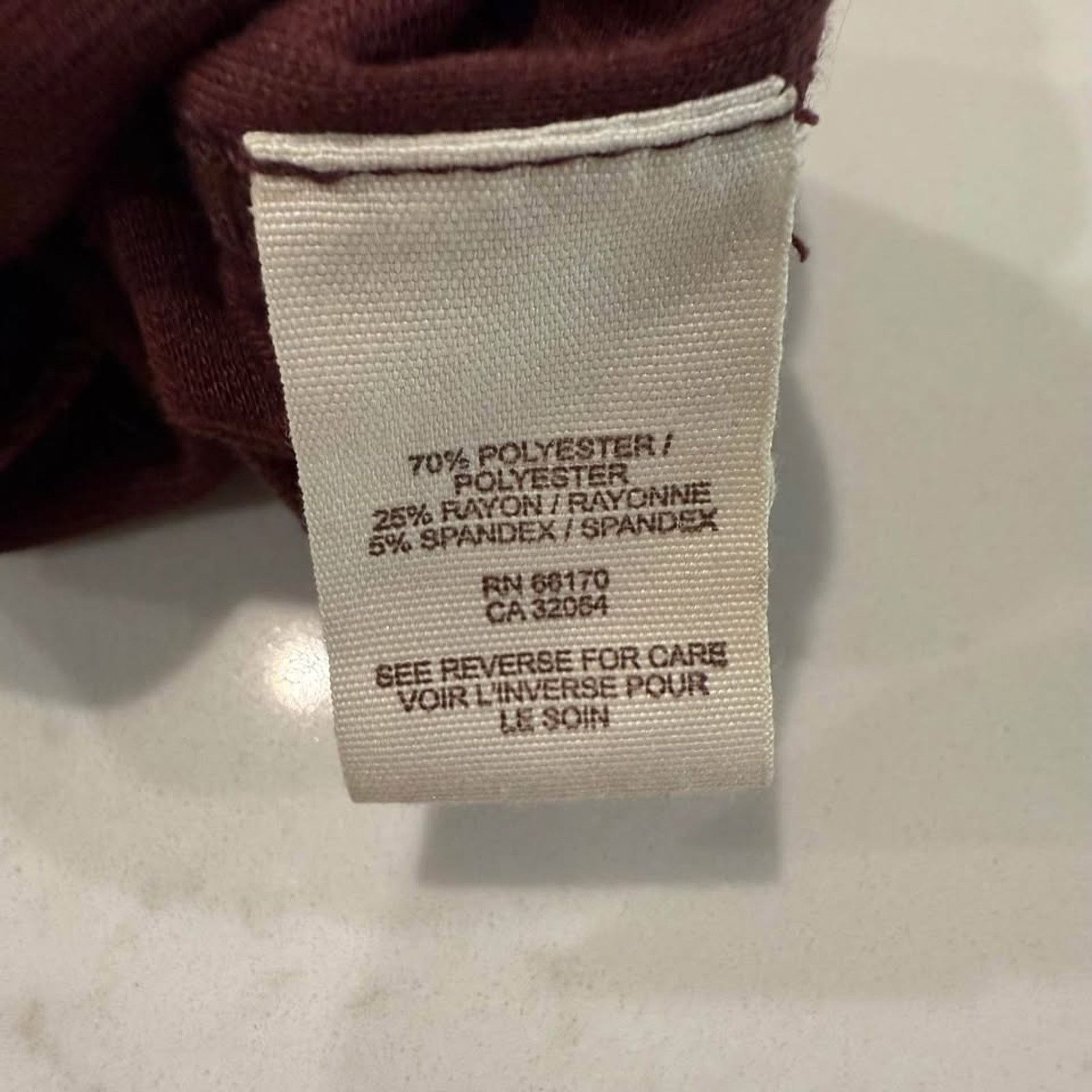 Free People Free People Knit Skinny Moto Jeggings Women's 27 Burgundy Size 27" / US 4 / IT 40 - 9 Thumbnail