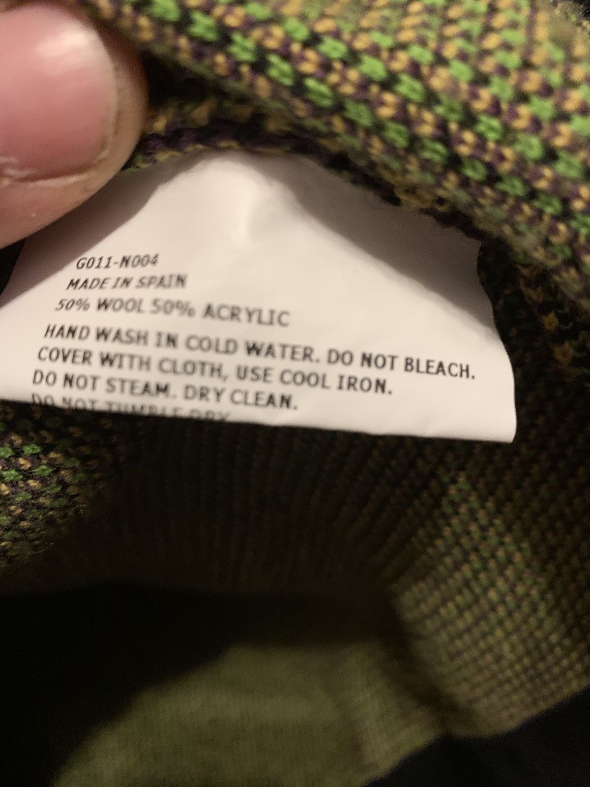 Gosha Rubchinskiy Gosha abstract knit turtleneck Size US L / EU 52-54 / 3 - 6 Thumbnail