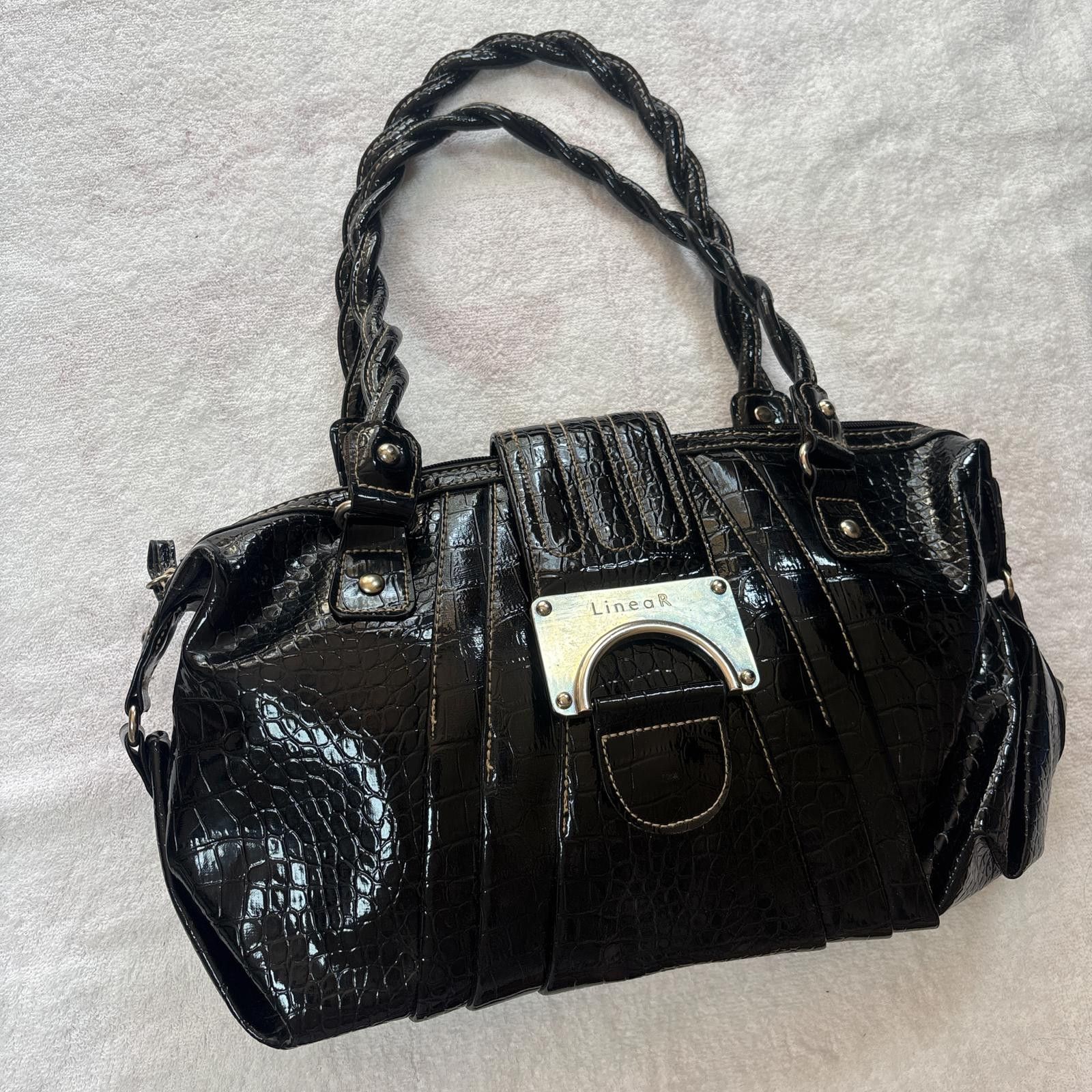 Other y2k grunge black leather purse Size ONE SIZE - 2 Thumbnail