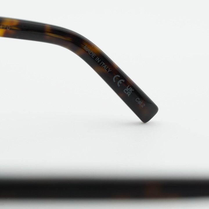 Saint Laurent Paris Saint Laurent SL1F 003 Sunglasses Dark Havana Square Frame Size ONE SIZE - 8 Thumbnail