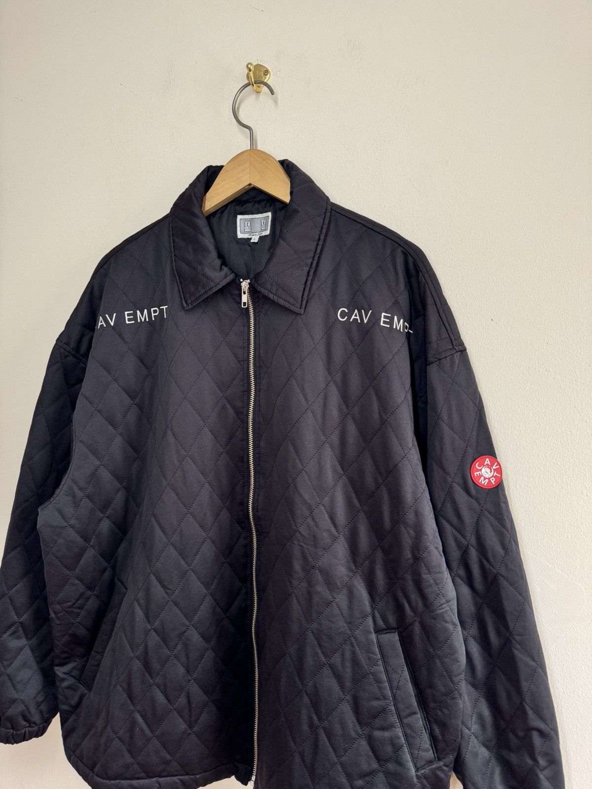Cav Empt Cav Empt Quilt Zip Jacket Black Made in Japan Size L Size US L / EU 52-54 / 3 - 2 Thumbnail