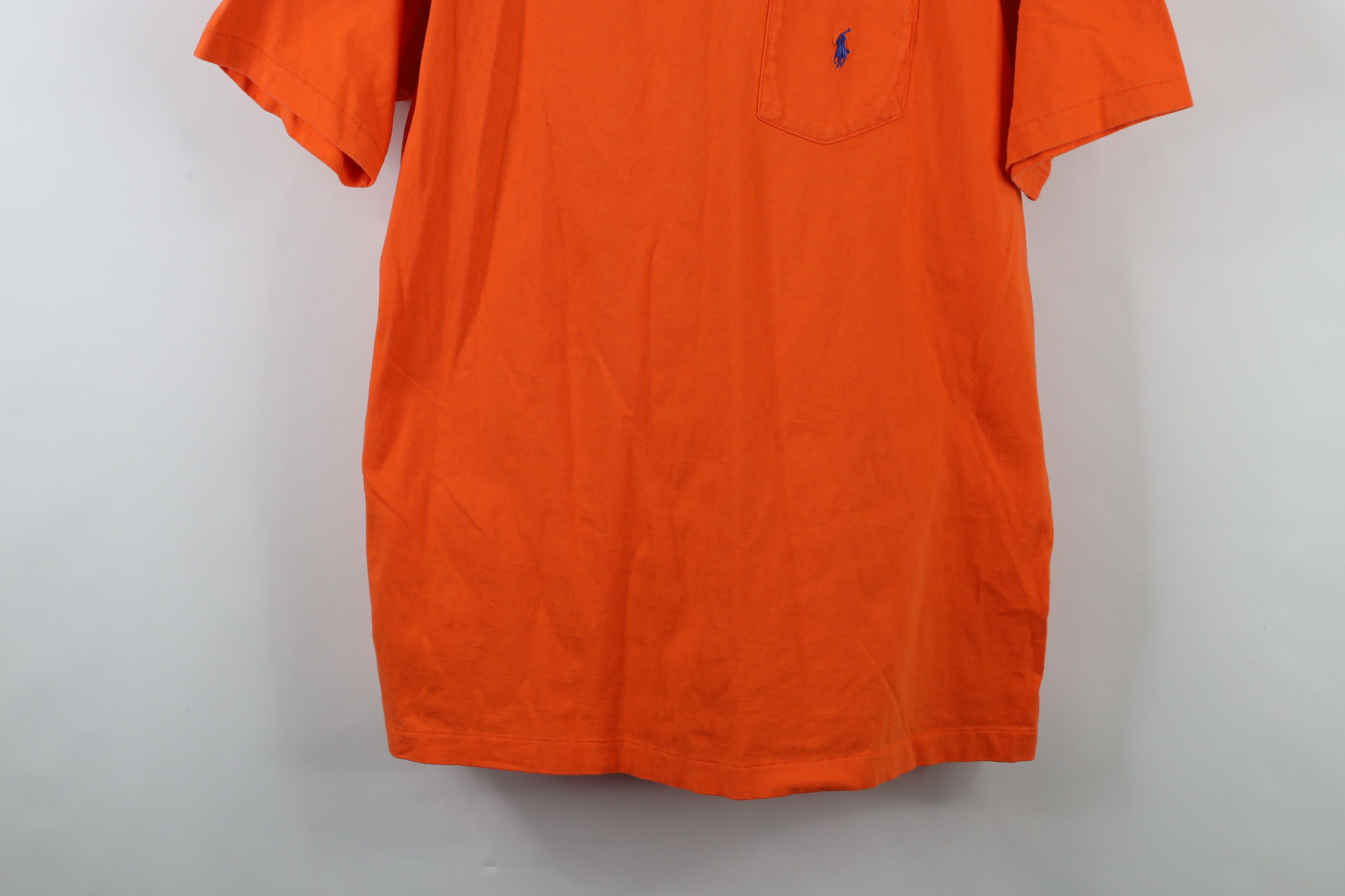 Ralph Lauren × Vintage Vintage 90s Ralph Lauren Short Sleeve T-Shirt Cotton USA Size US L / EU 52-54 / 3 - 3 Thumbnail