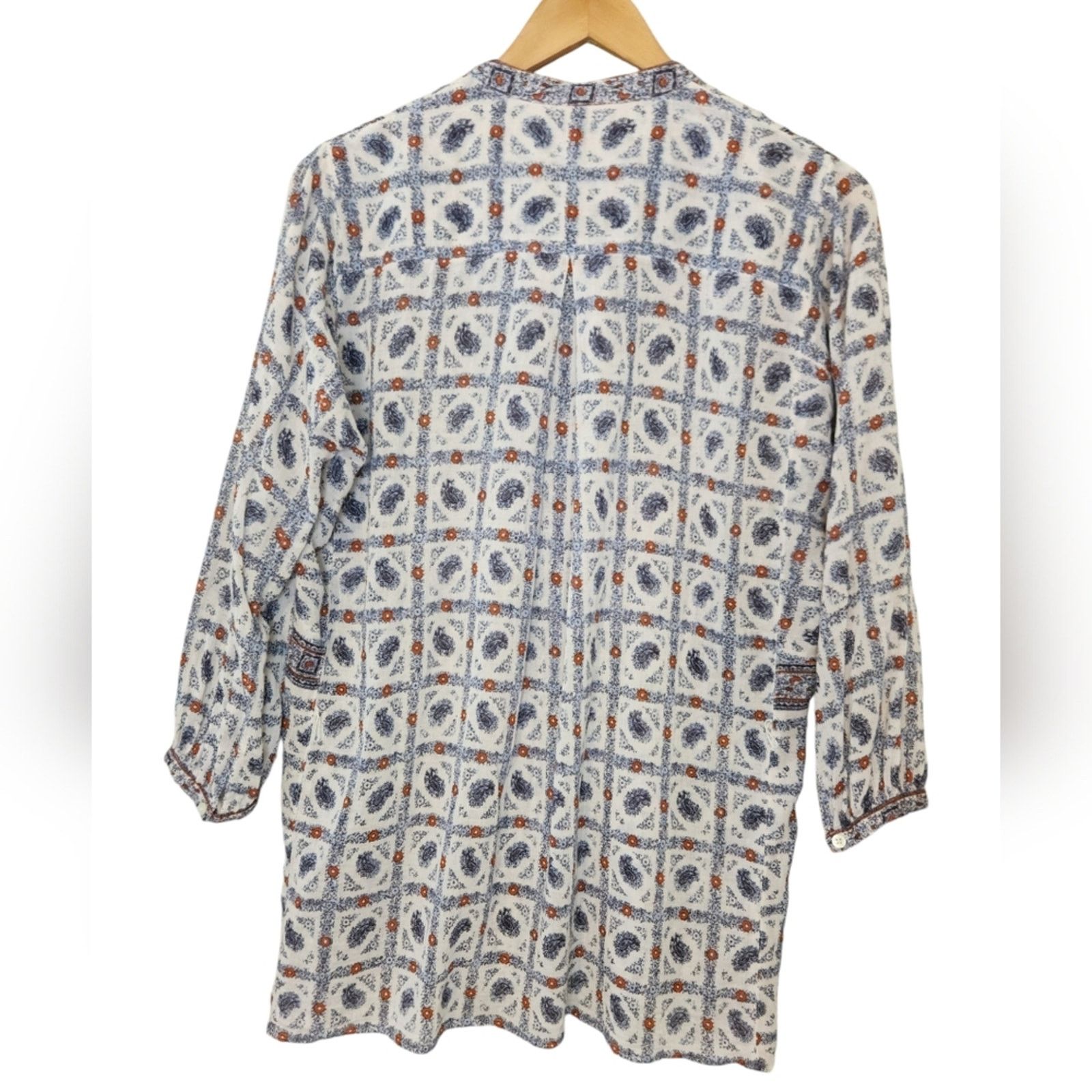 Madewell Madewell Picnic Paisley Boho print tunic top Small Size S / US 4 / IT 40 - 6 Thumbnail