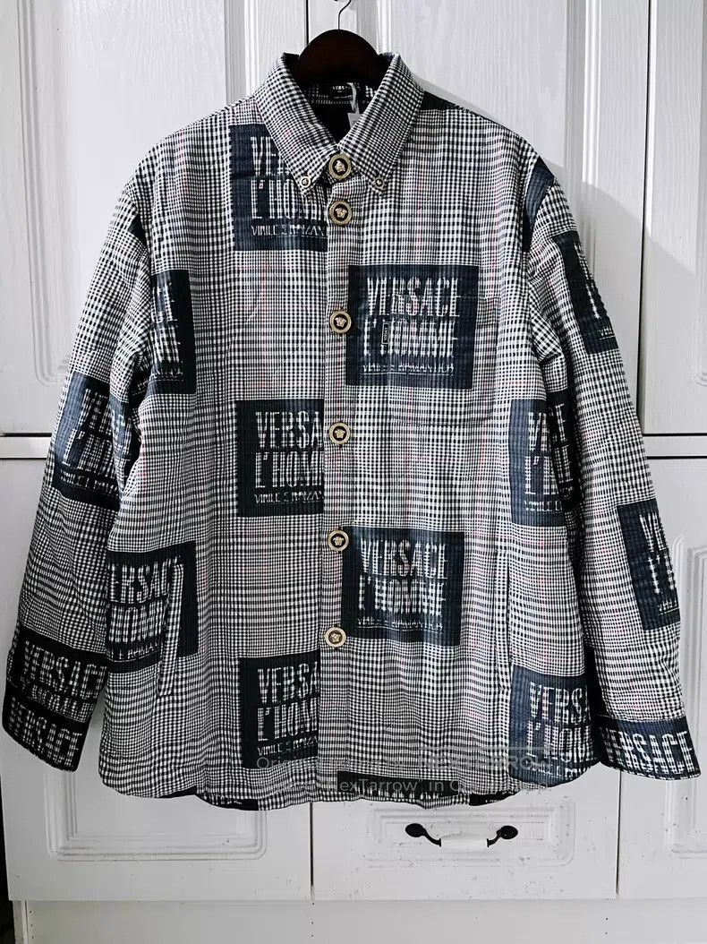 Versace Versace Collared cotton jacket Size US XXL / EU 58 / 5 - 1 Thumbnail