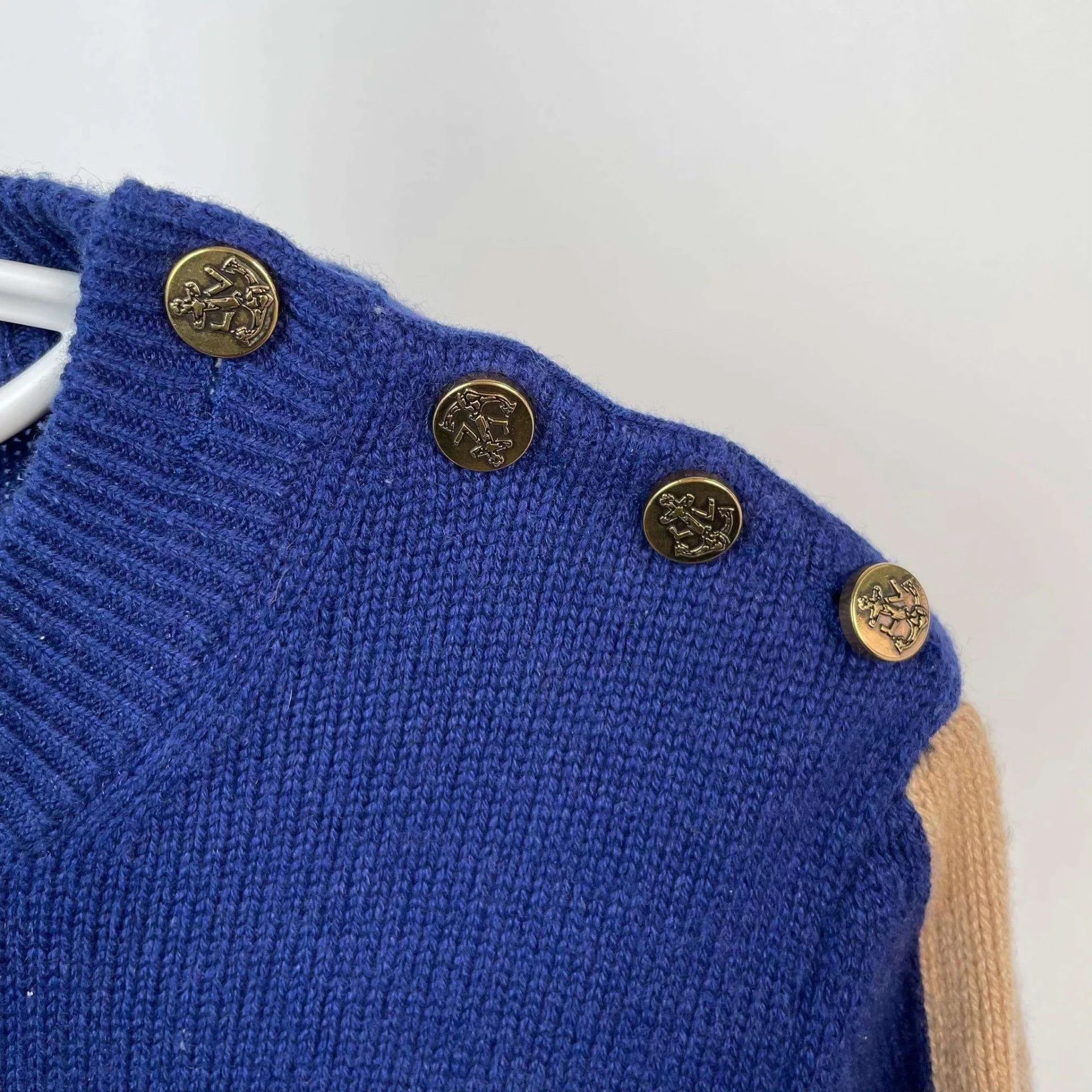 Louis Vuitton LV blue knit sweater M size Size US M / EU 48-50 / 2 - 8 Thumbnail